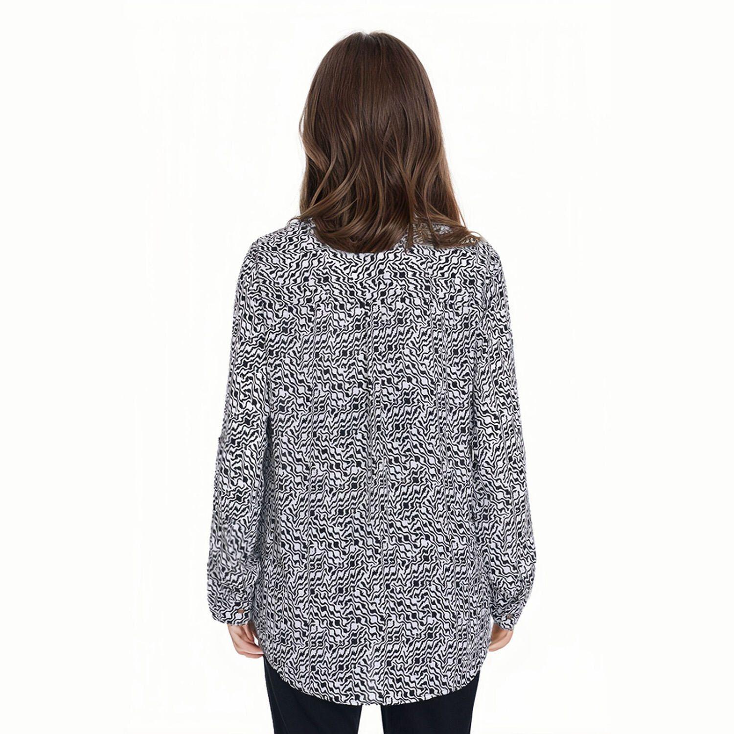 Blusa Mujer Lisa Estampado Crudo-1