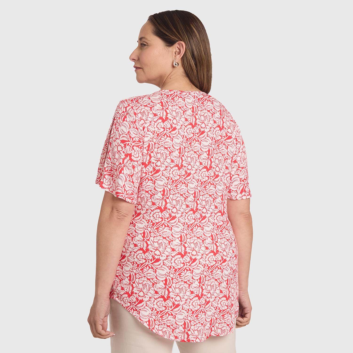 Blusa Mujer Estampada Crudo Fashion's Park-2