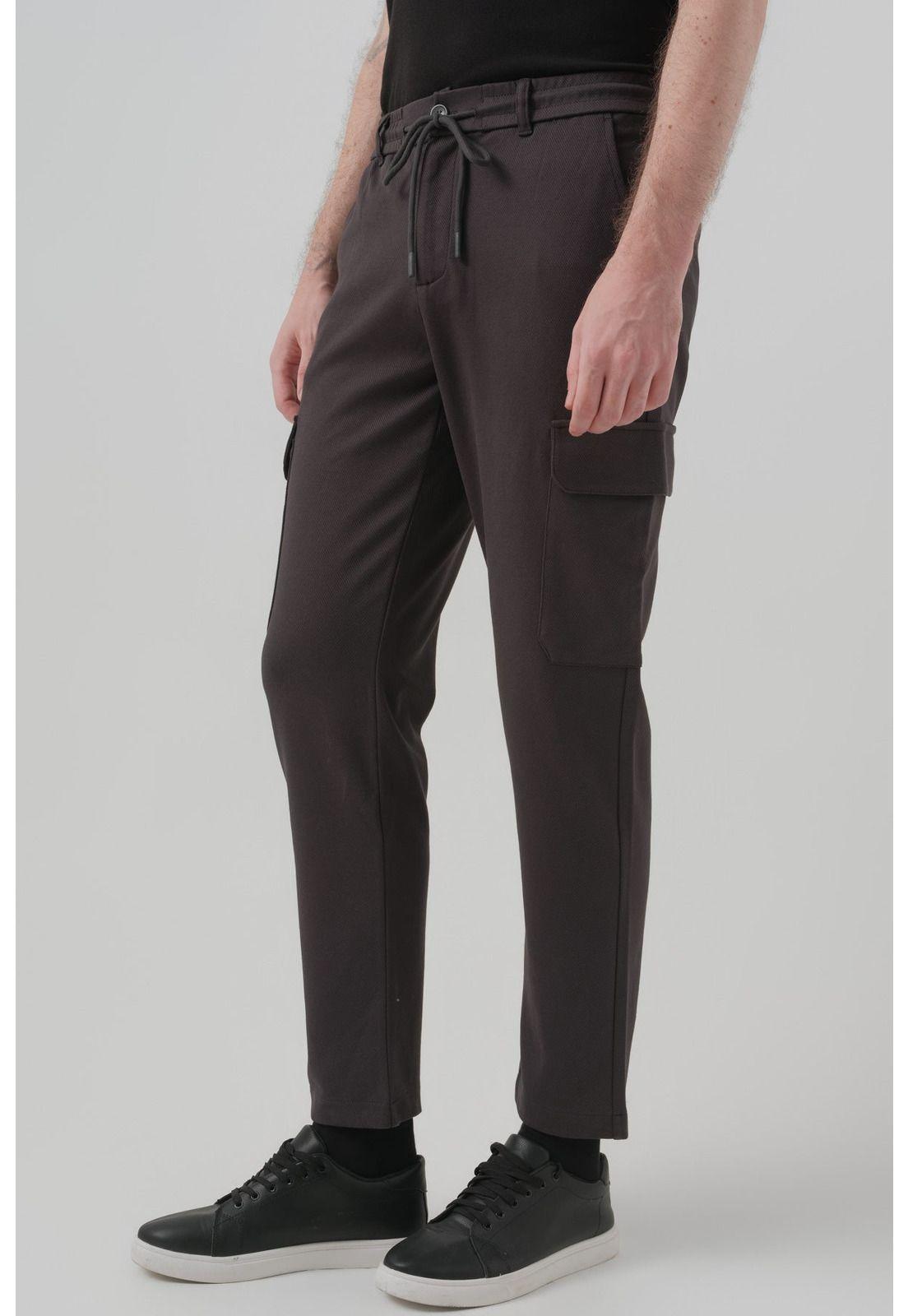 Pantalón Buzo Hombre Calce Recto Marengo - lll-1