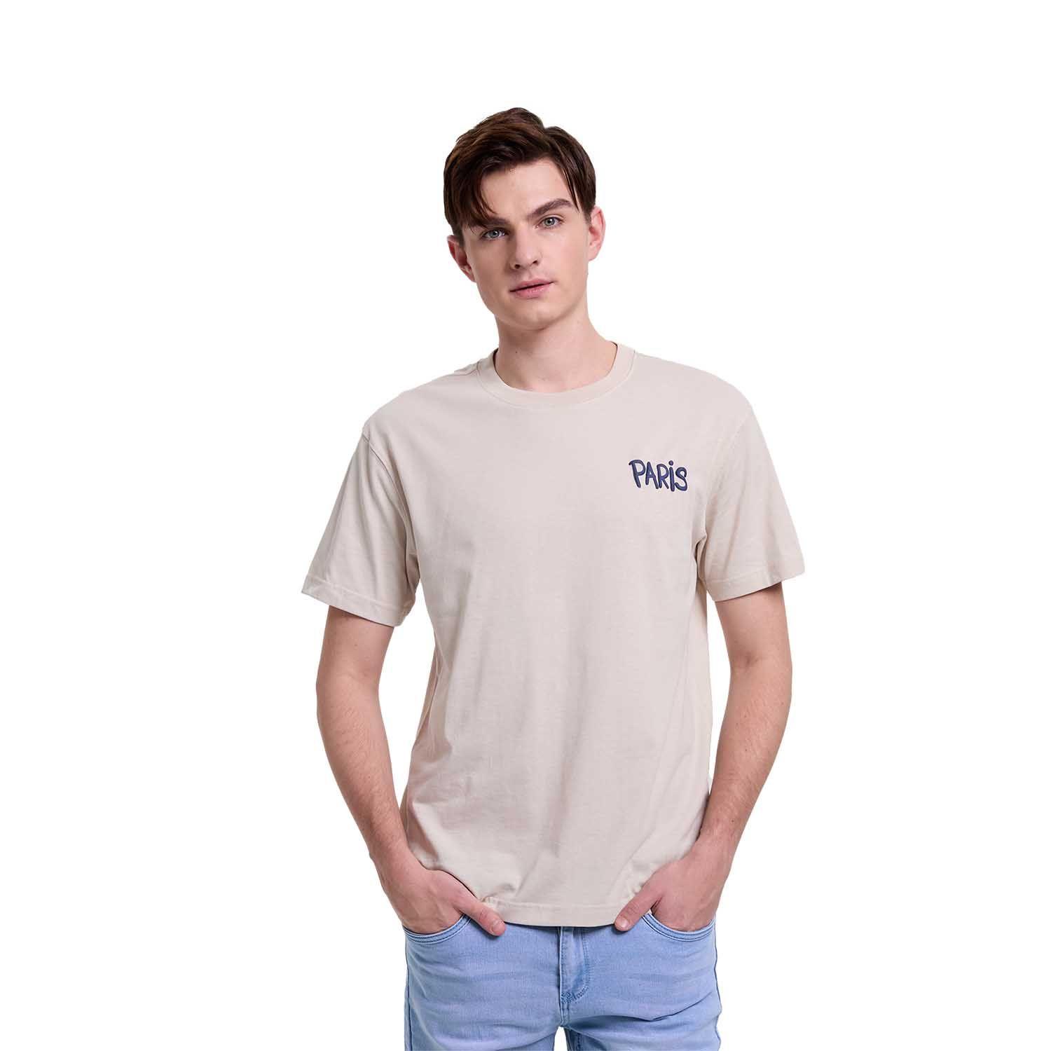 Polera Hombre Print Beige IIi Fashion's Park-0