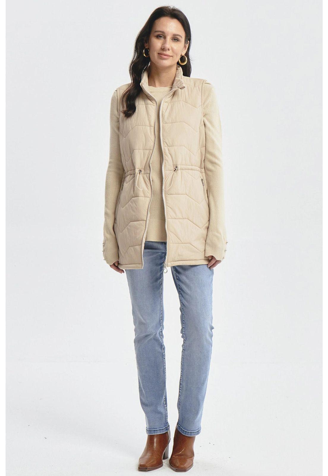 Parka Mujer Lisa Beige-3