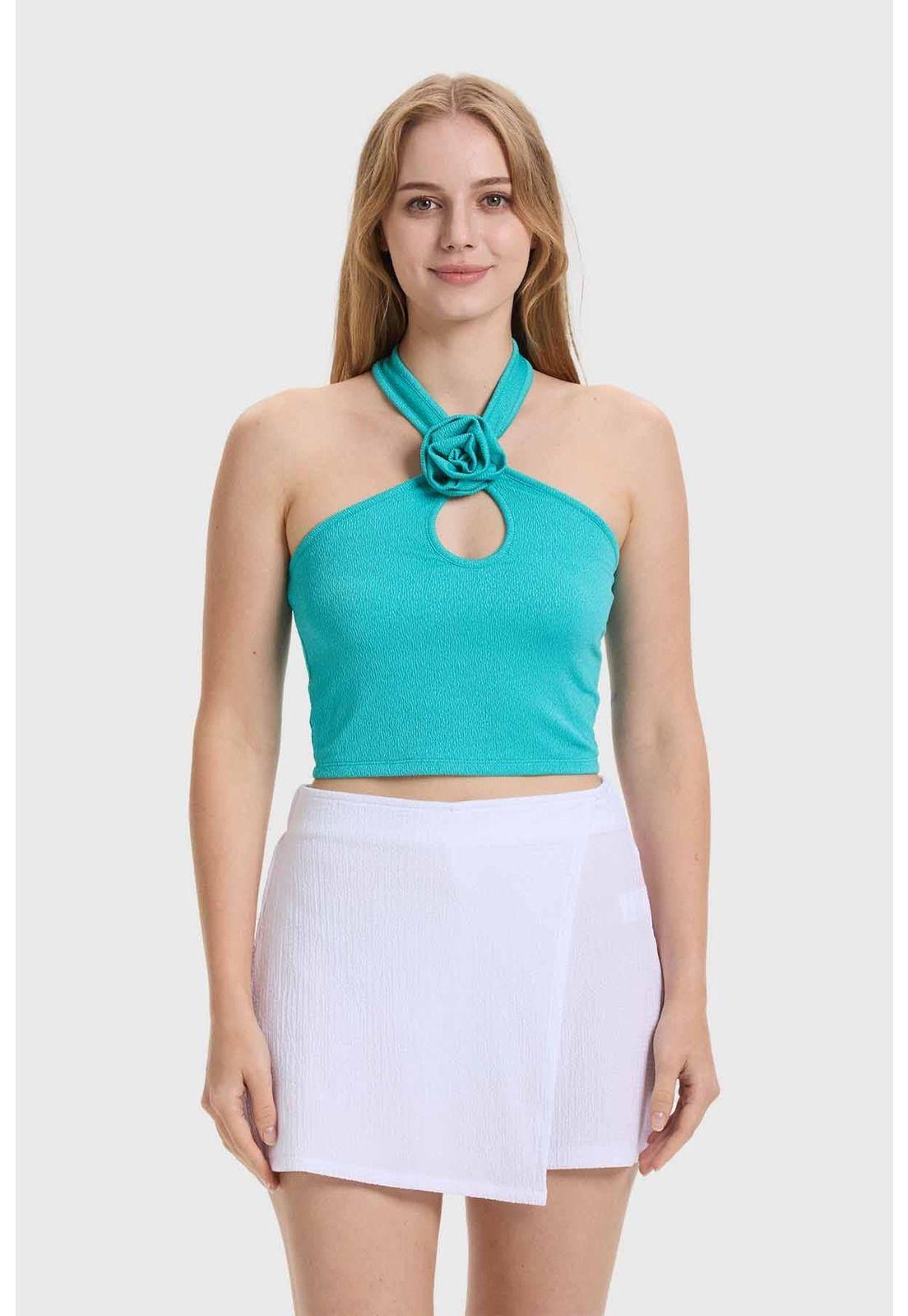 Polera Mujer Rosa Aqua-0