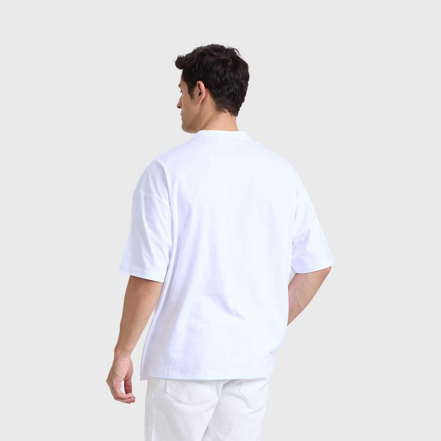 Polera Hombre Oversize Blanco Fashions Park-2