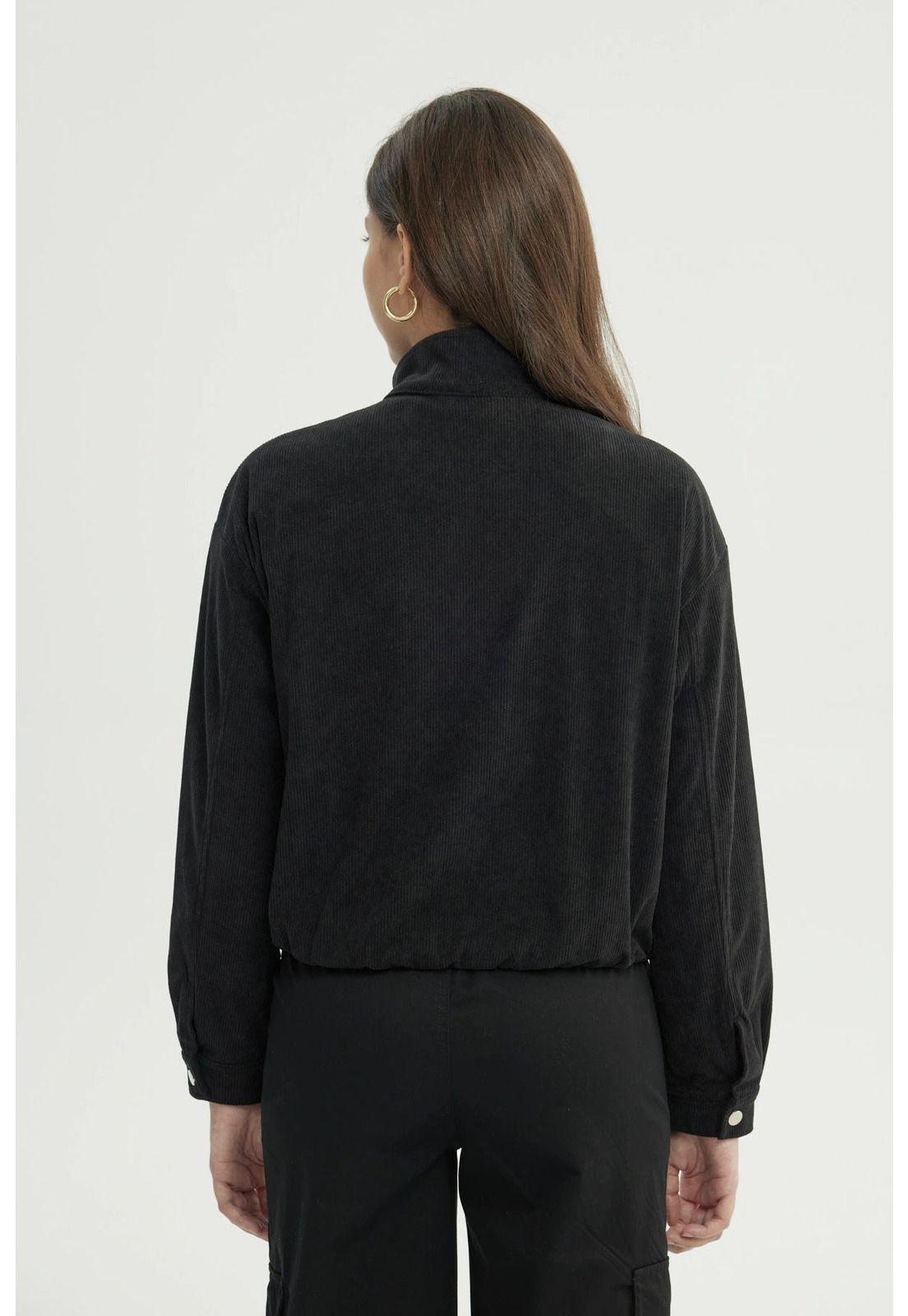 Chaqueta Mujer Slim Negro - V-2
