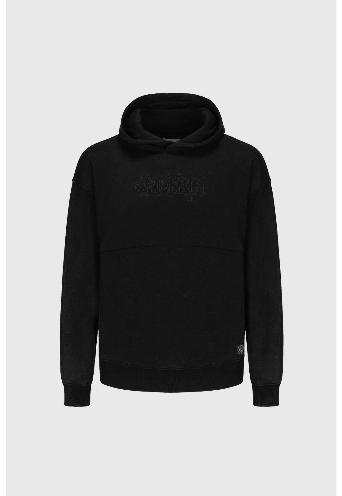 Polerón Niño Oversize Acid Wash Negro-0
