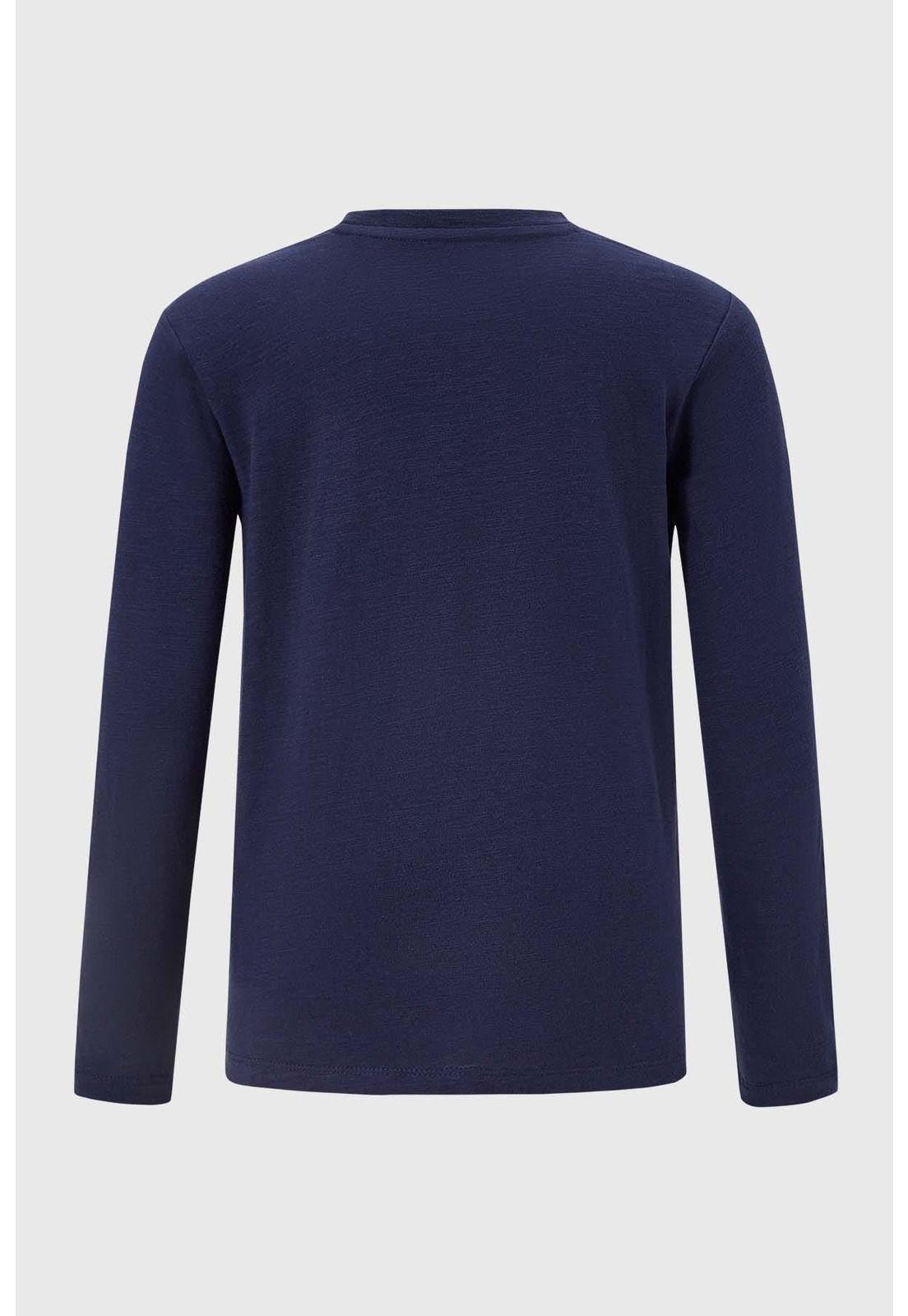 Polera Niño Puff Print Azul- ll-1