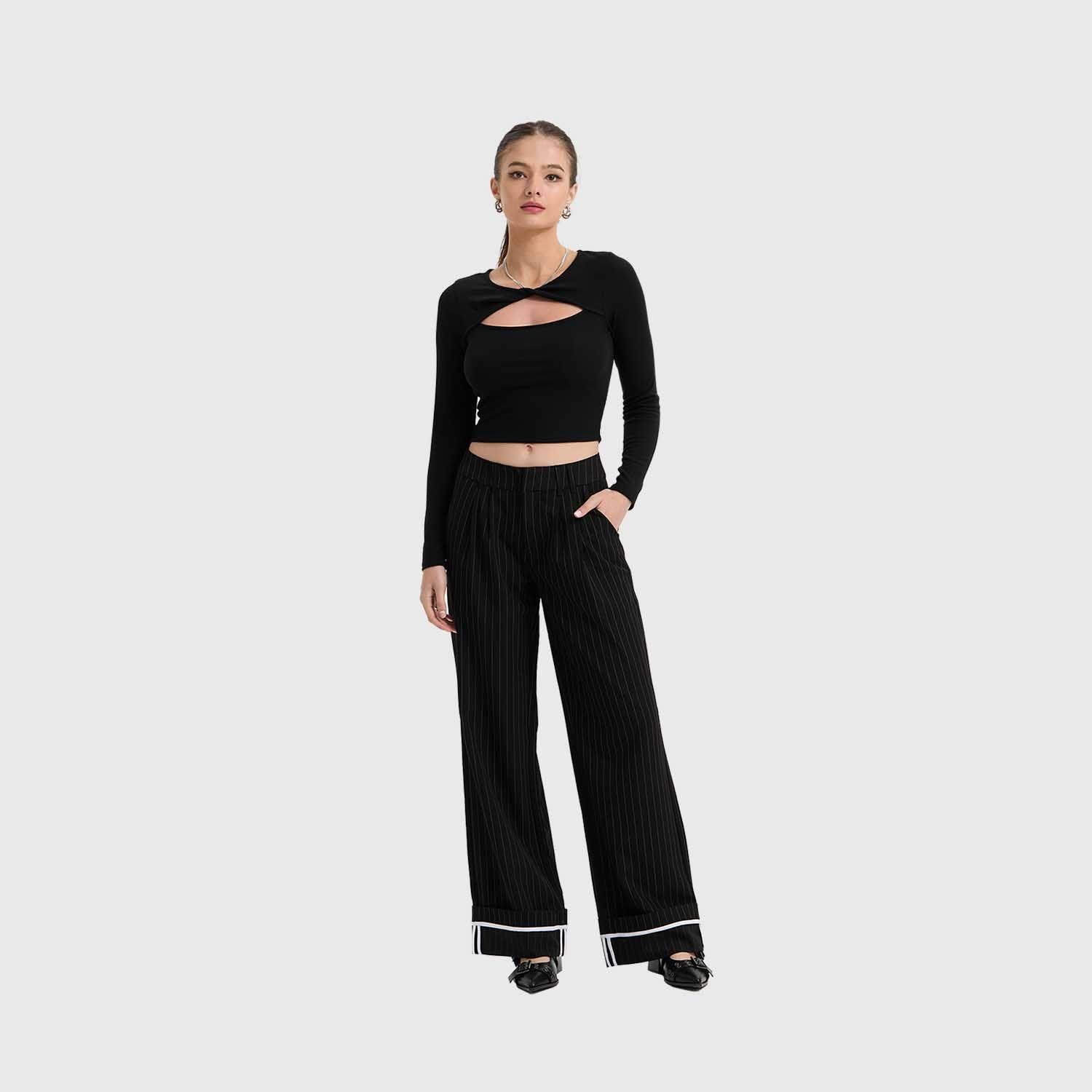 Polera Mujer Twist Negro Fashion's Park-3
