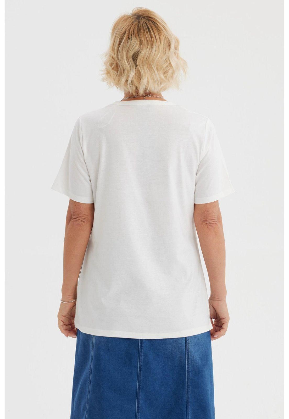 Polera Mujer Print Posicional Crudo-2