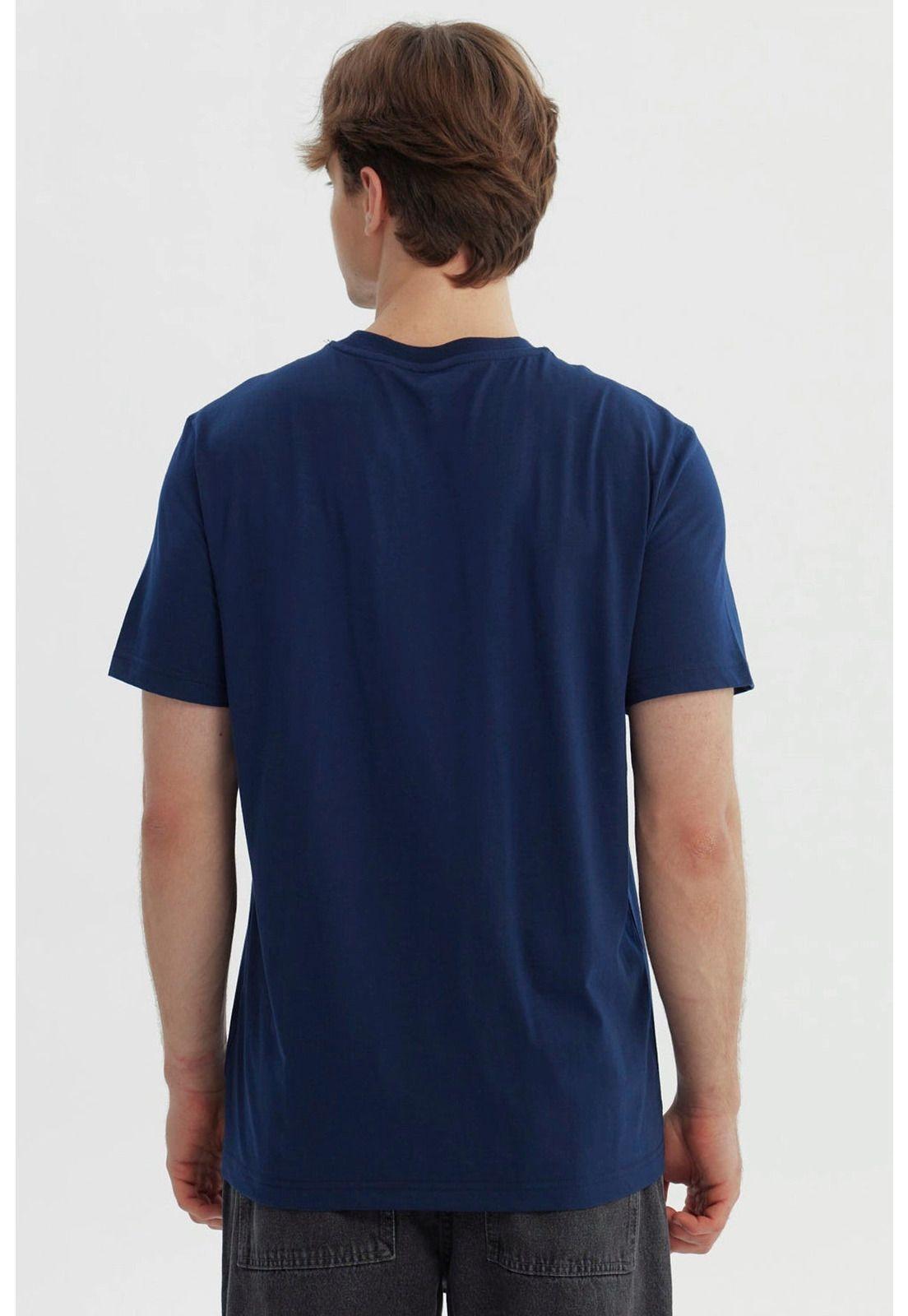Polera Hombre Regular Azul Marino - ll-2