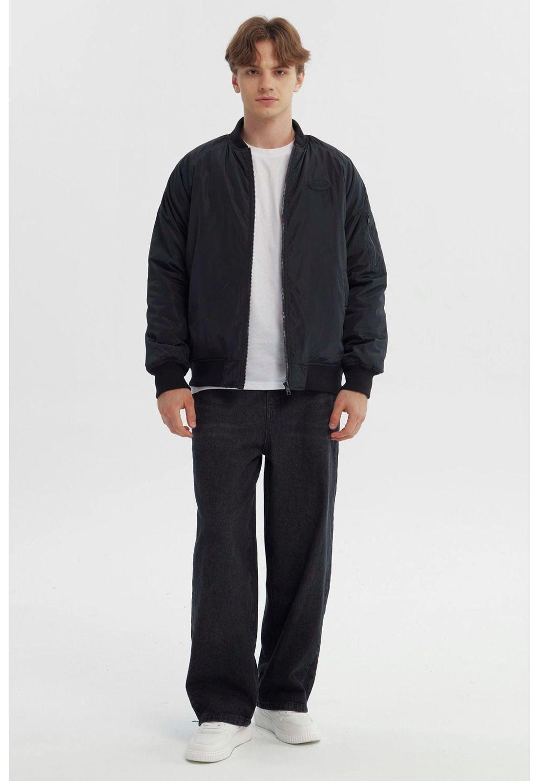 Chaqueta Hombre Slim Negro - Vll-3