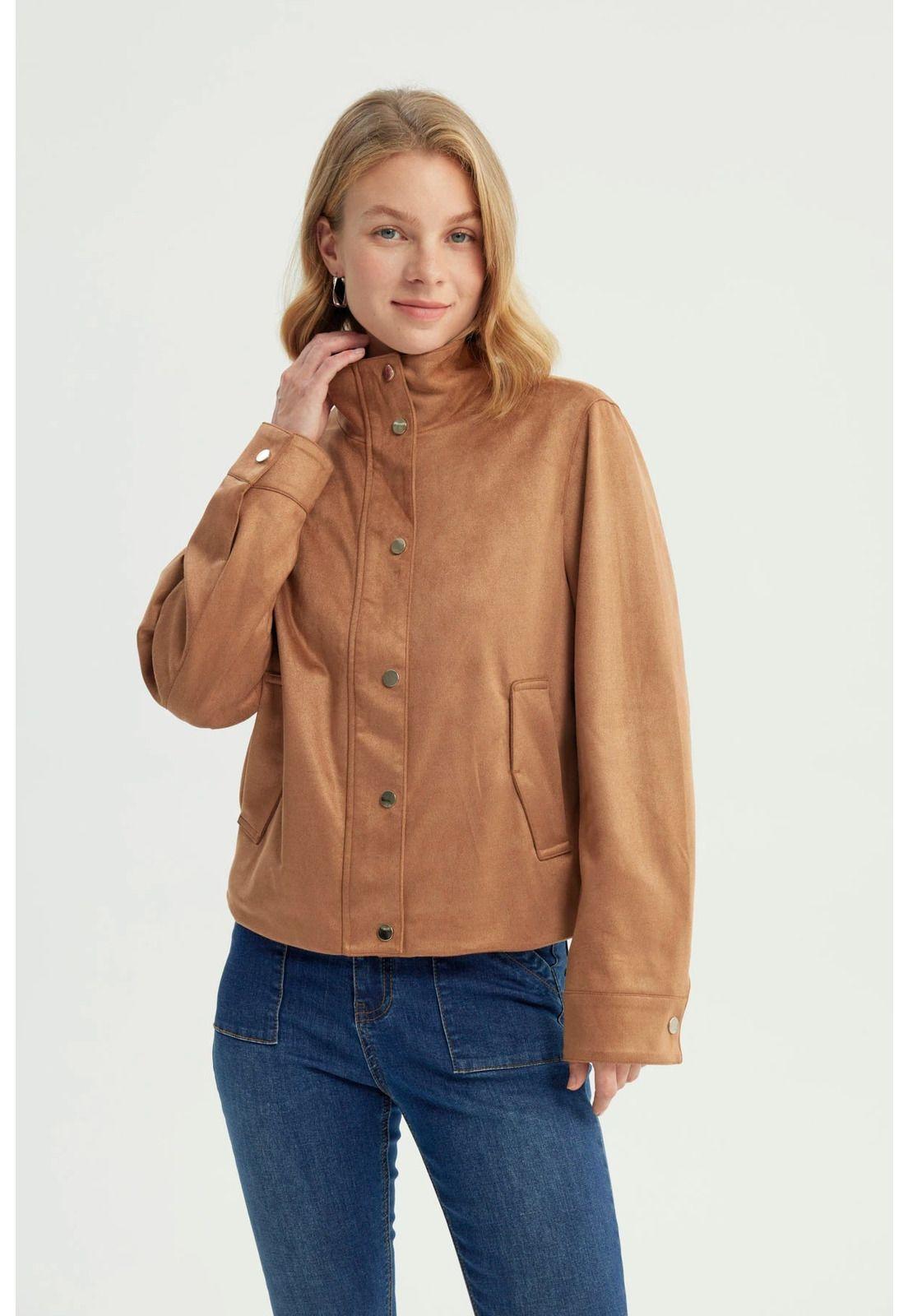 Chaqueta Mujer Regular Camel - ll-0