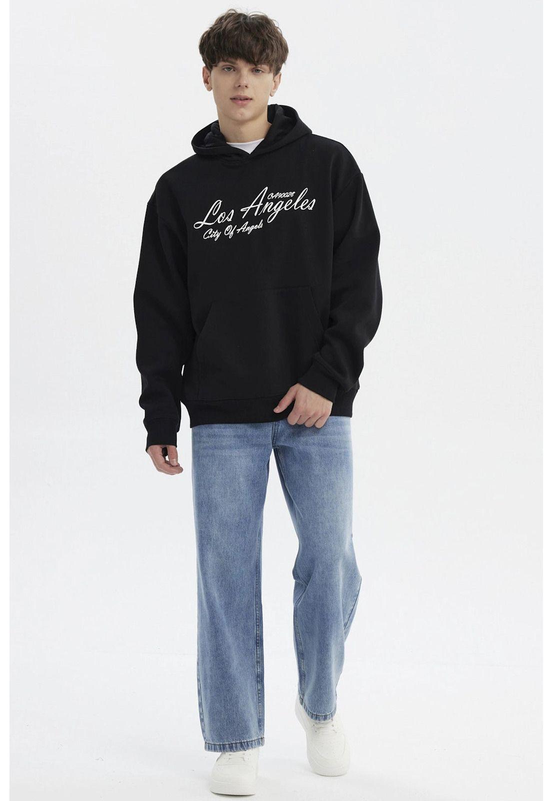 Polerón Hombre Slim Negro - lll-3