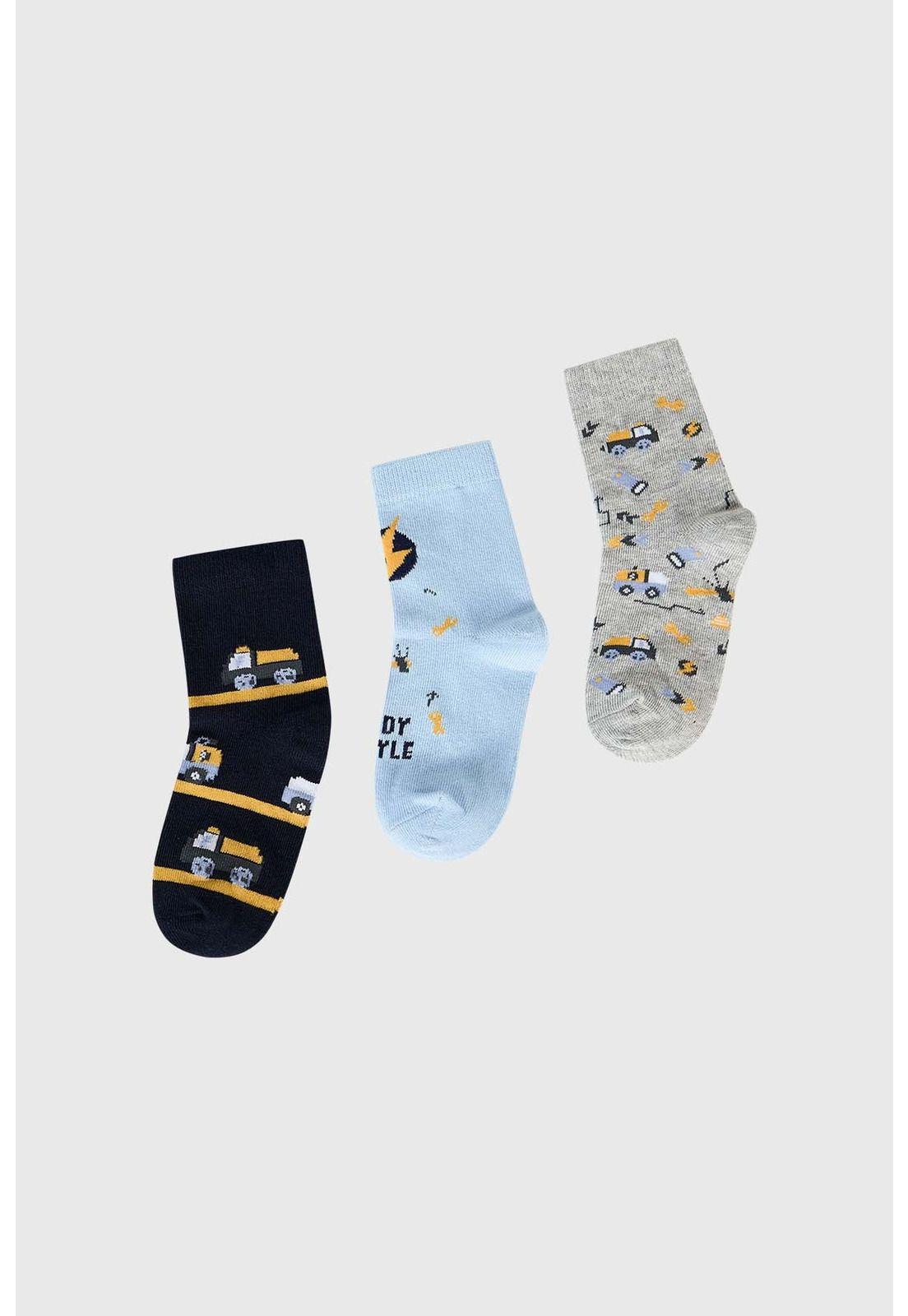 Calcetín Niño Tripack Calipso-0