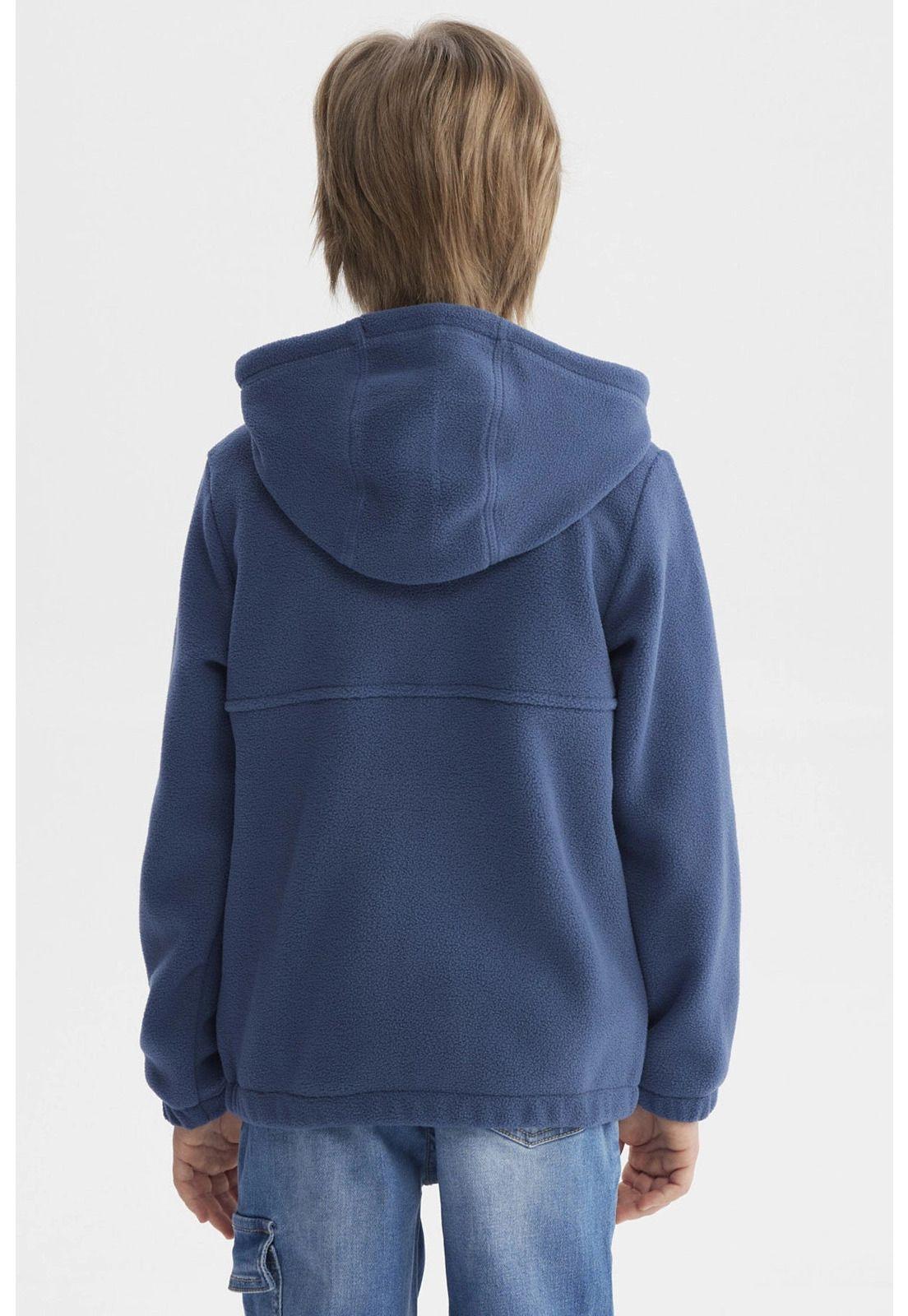 Polar Niño Básico Micropolar Azul-2