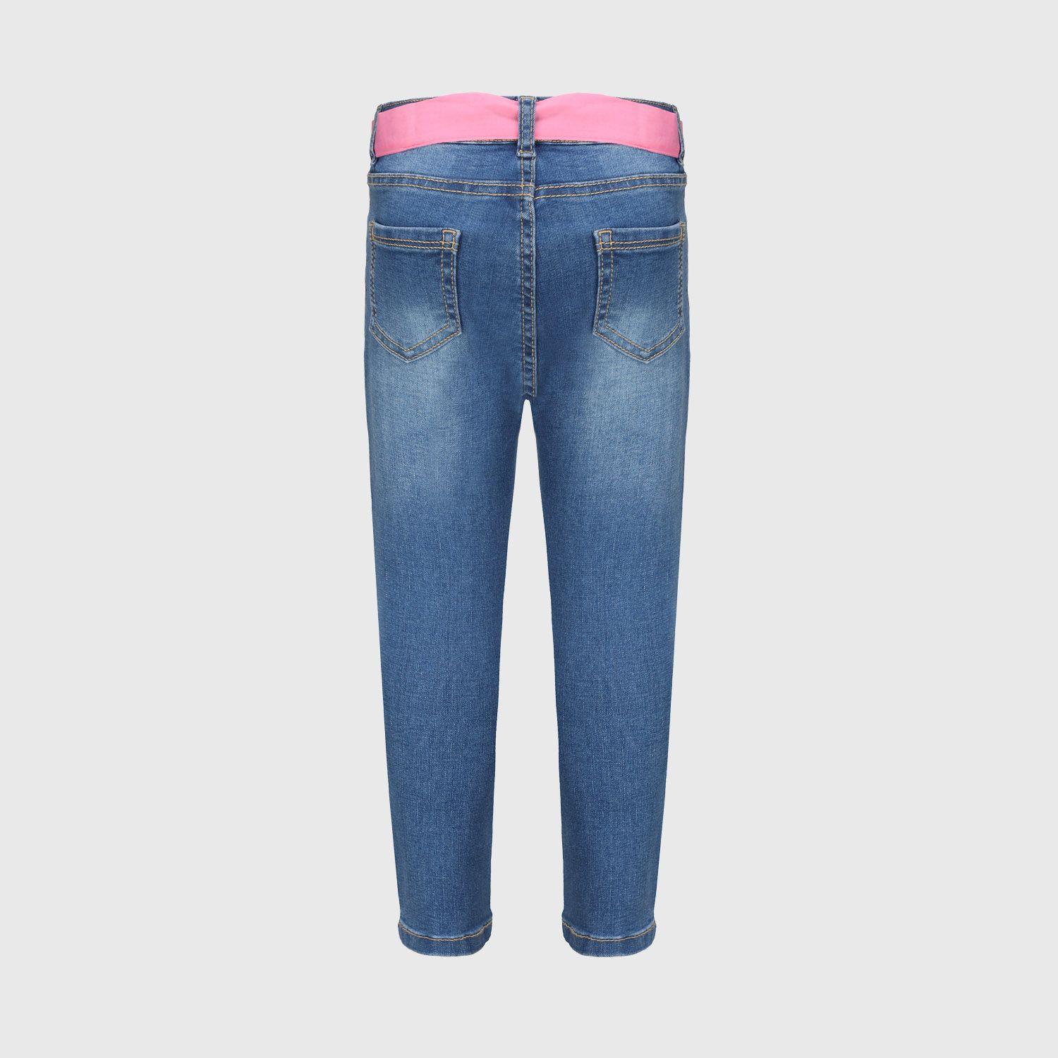 Jeans Niña Básico Azul Claro-1