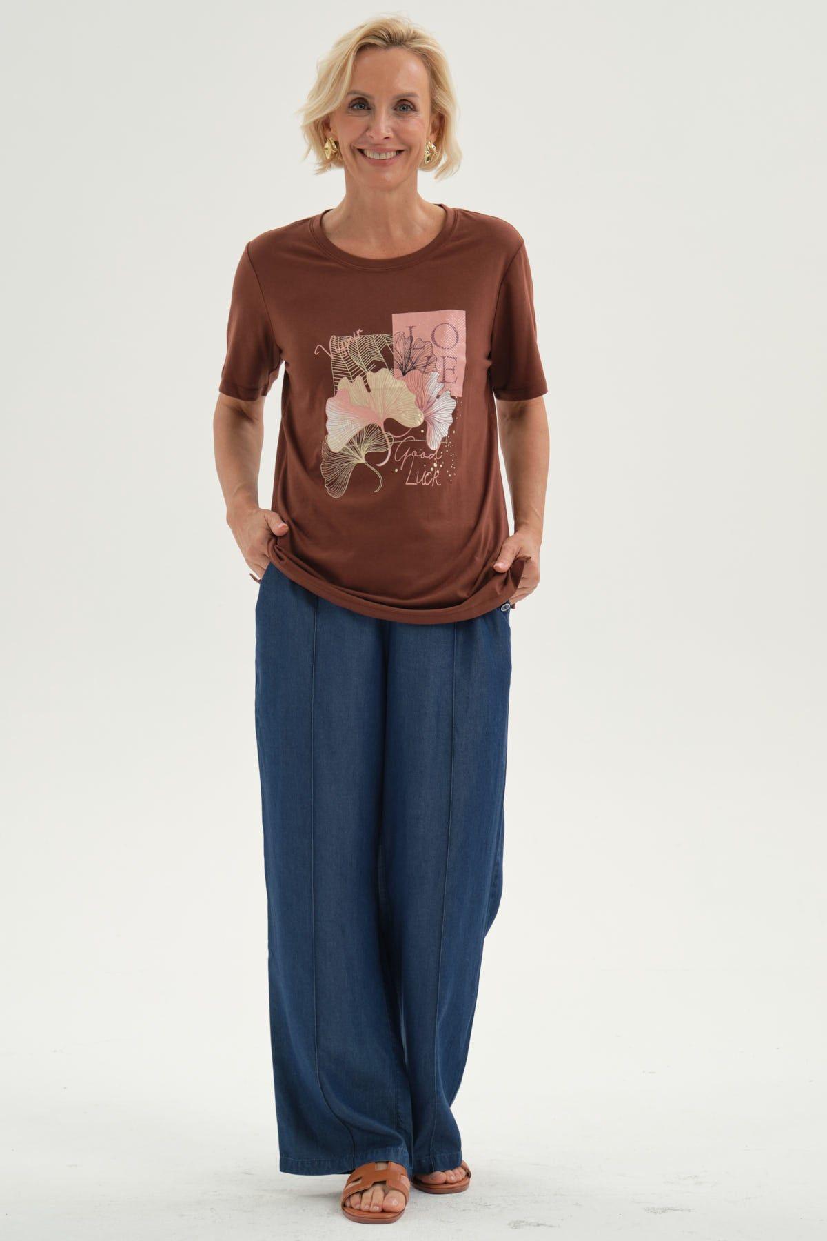 Jeans Mujer Tencel Pretina Elasticada Azul-3