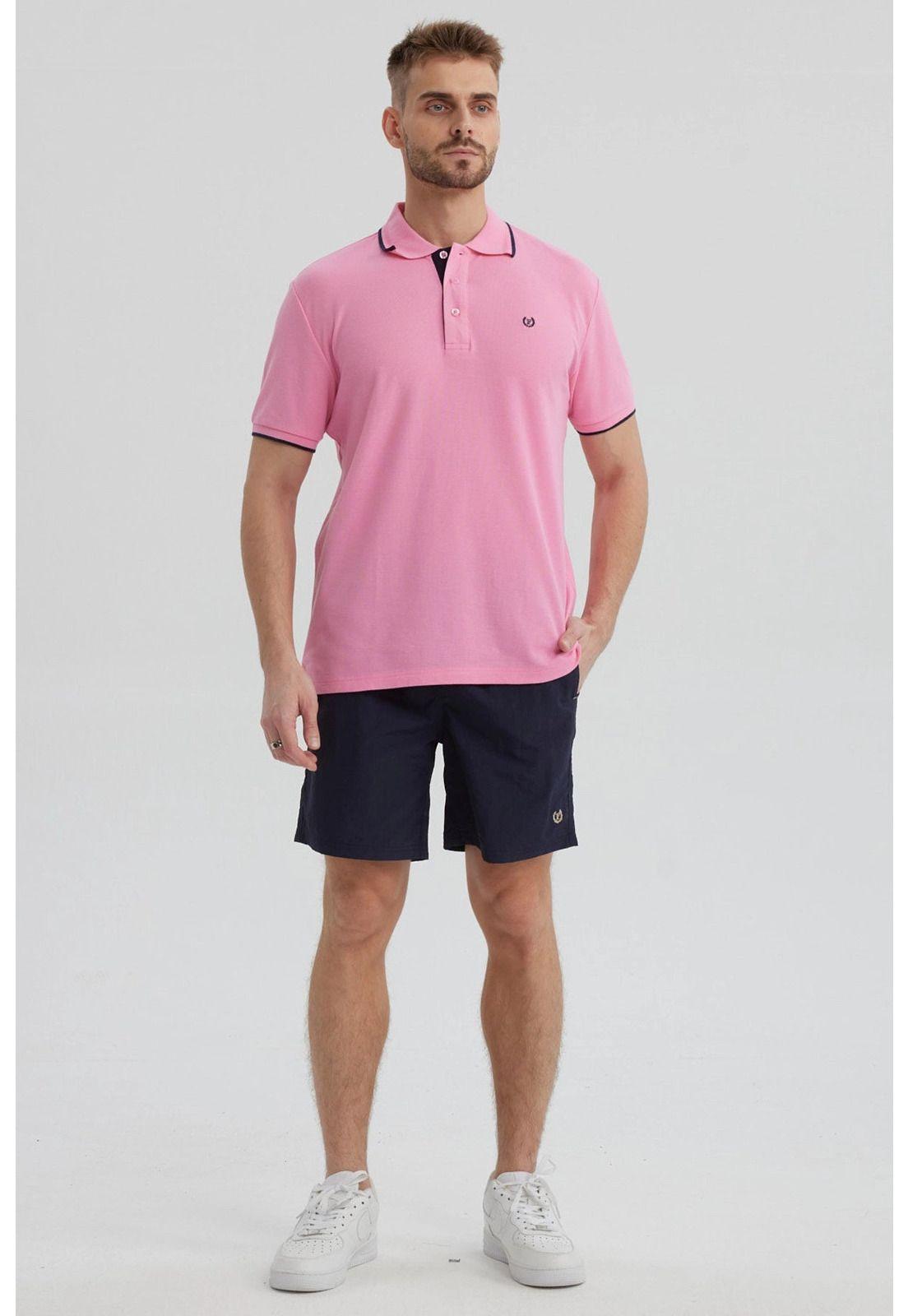 Short de Baño Hombre Liso Azul Marino-3