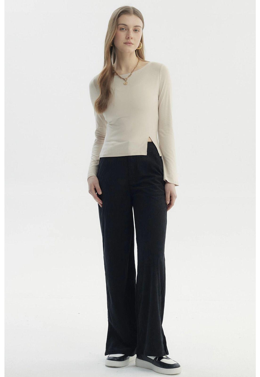 Polera Mujer Juvenil Beige Claro - ll-3