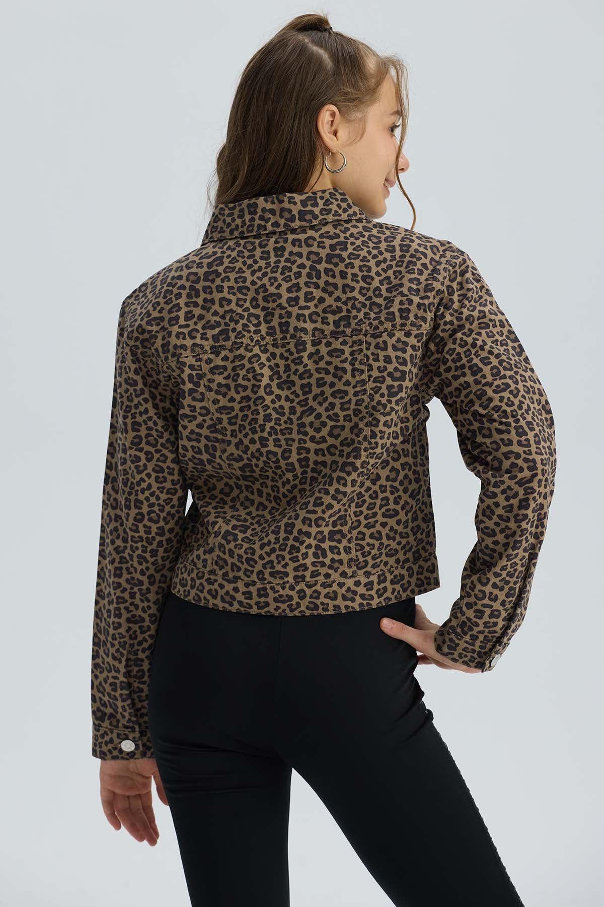Chaqueta Niña Animal Beige-2