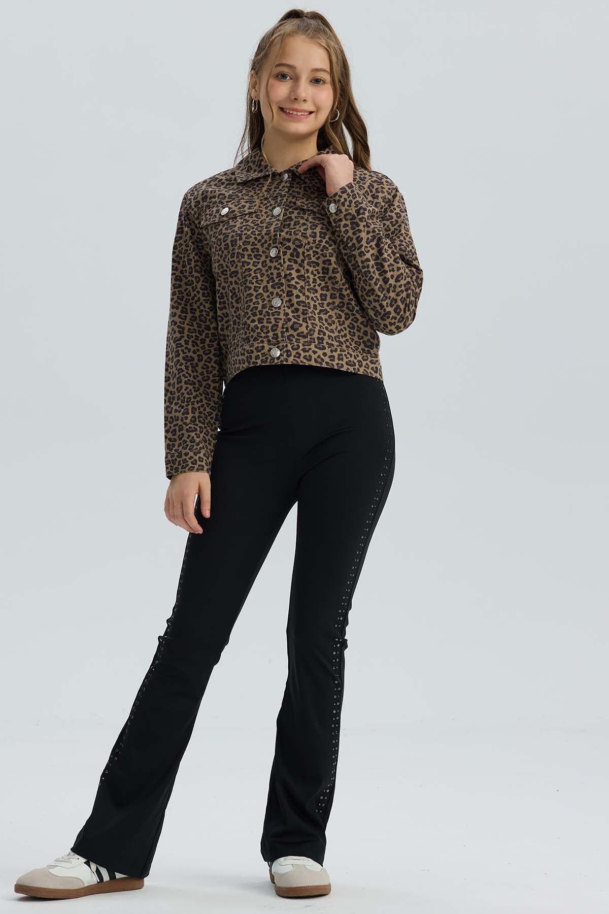 Chaqueta Niña Animal Beige-3