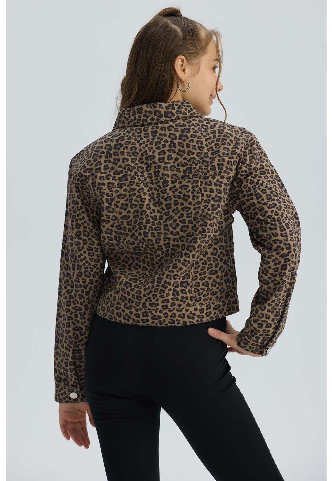 Chaqueta Niña Animal Beige-2