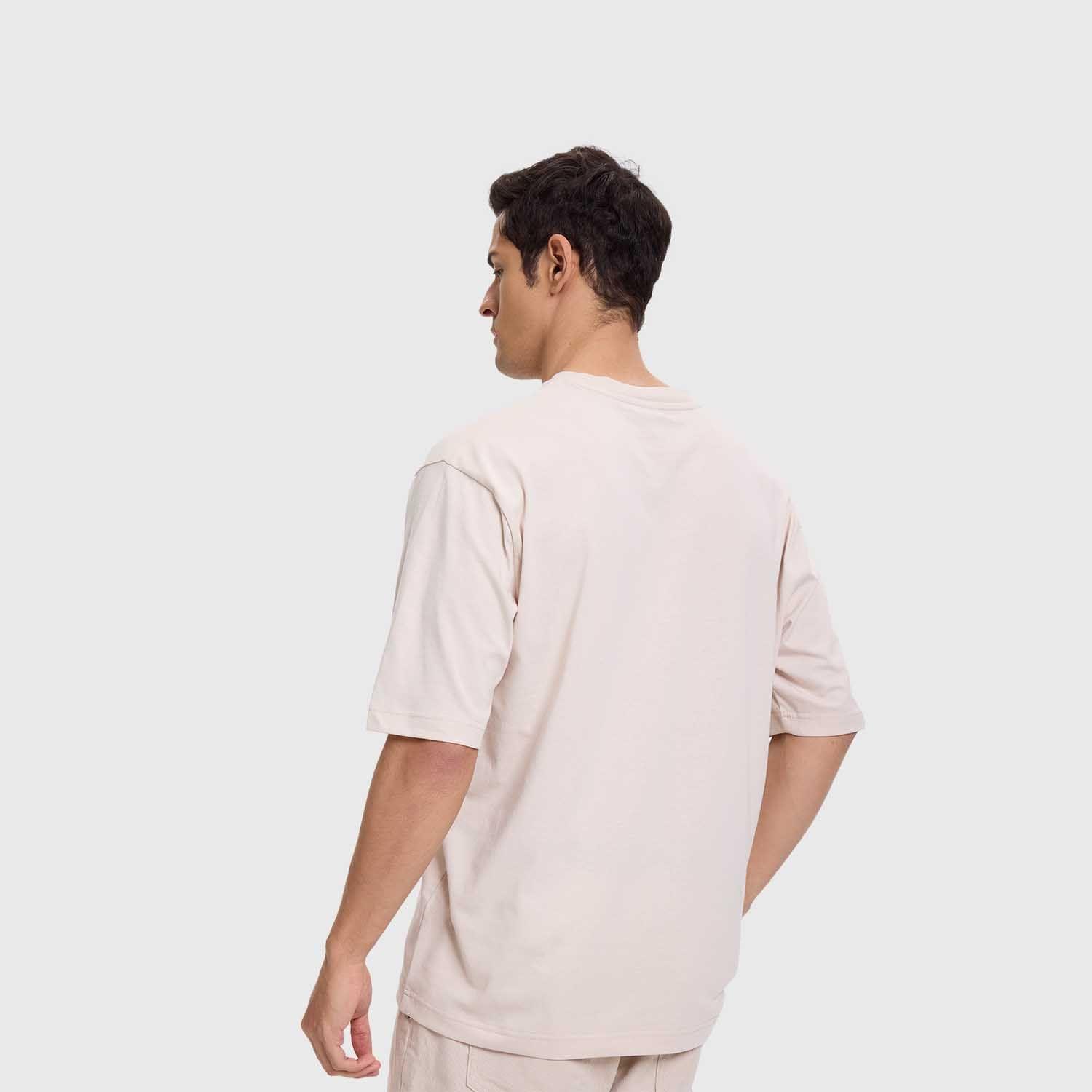 Polera Hombre Estampado Beige Fashion's Park-2