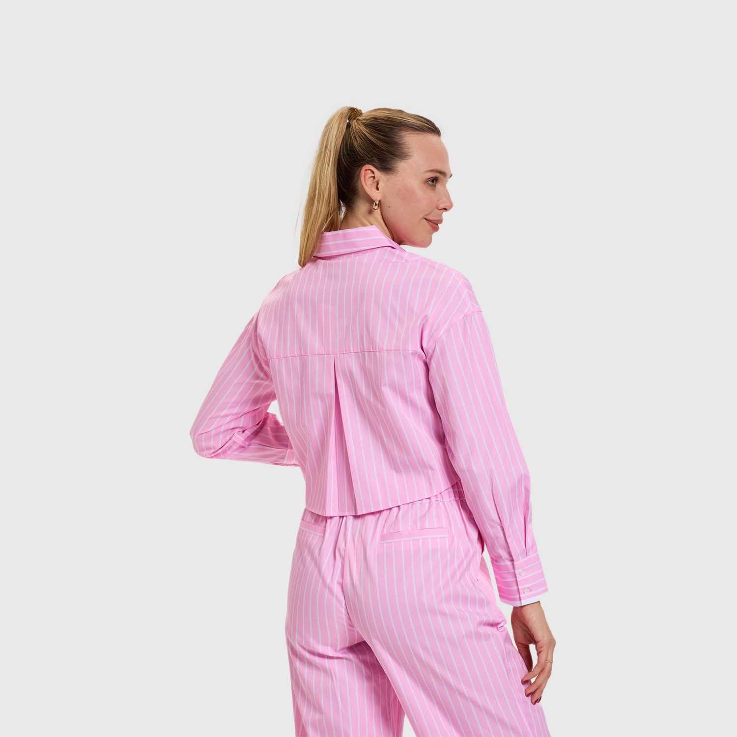 Blusa Mujer Rayas Rosado Fashion's Park-2