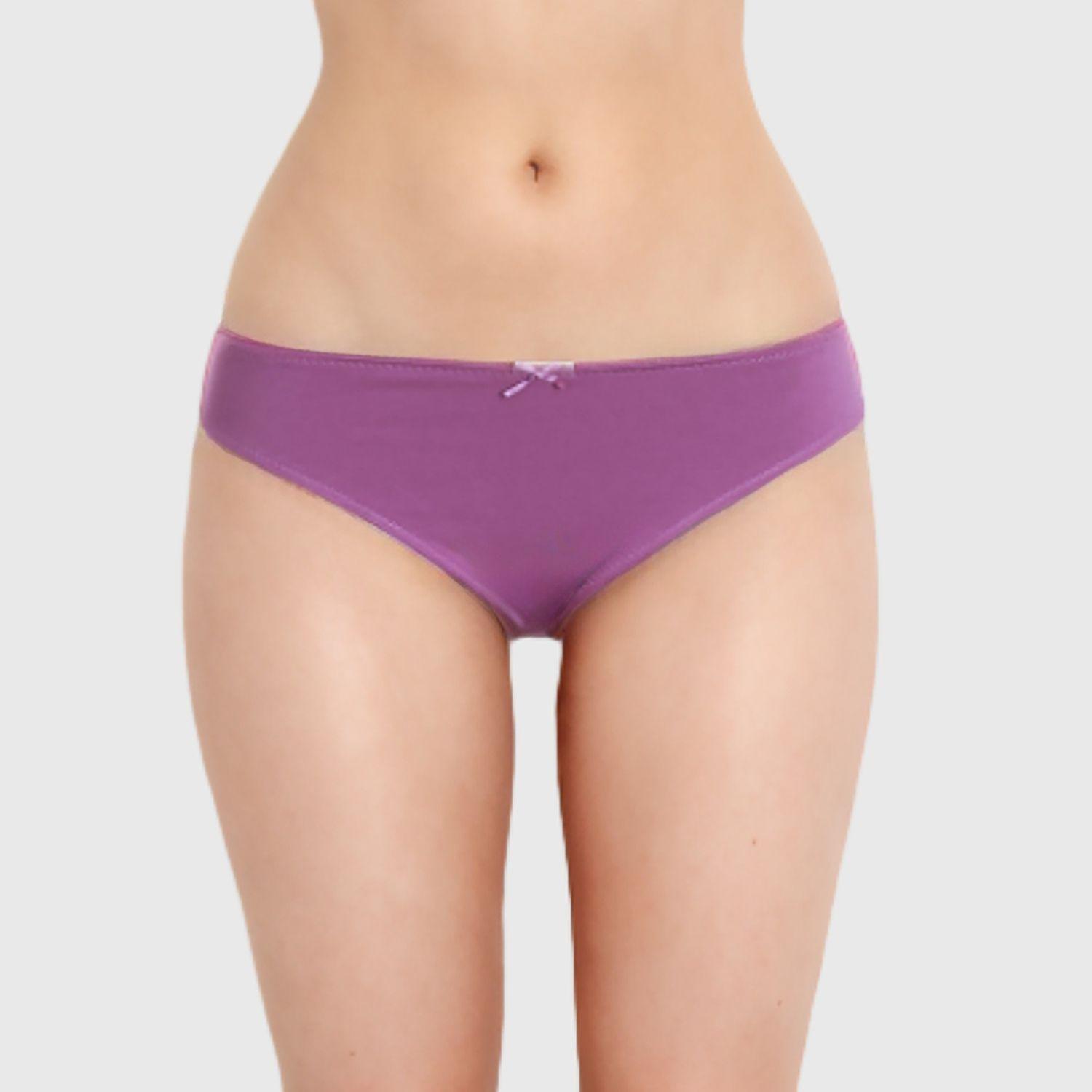Calzón Mujer Tripack Bikini Morado-4