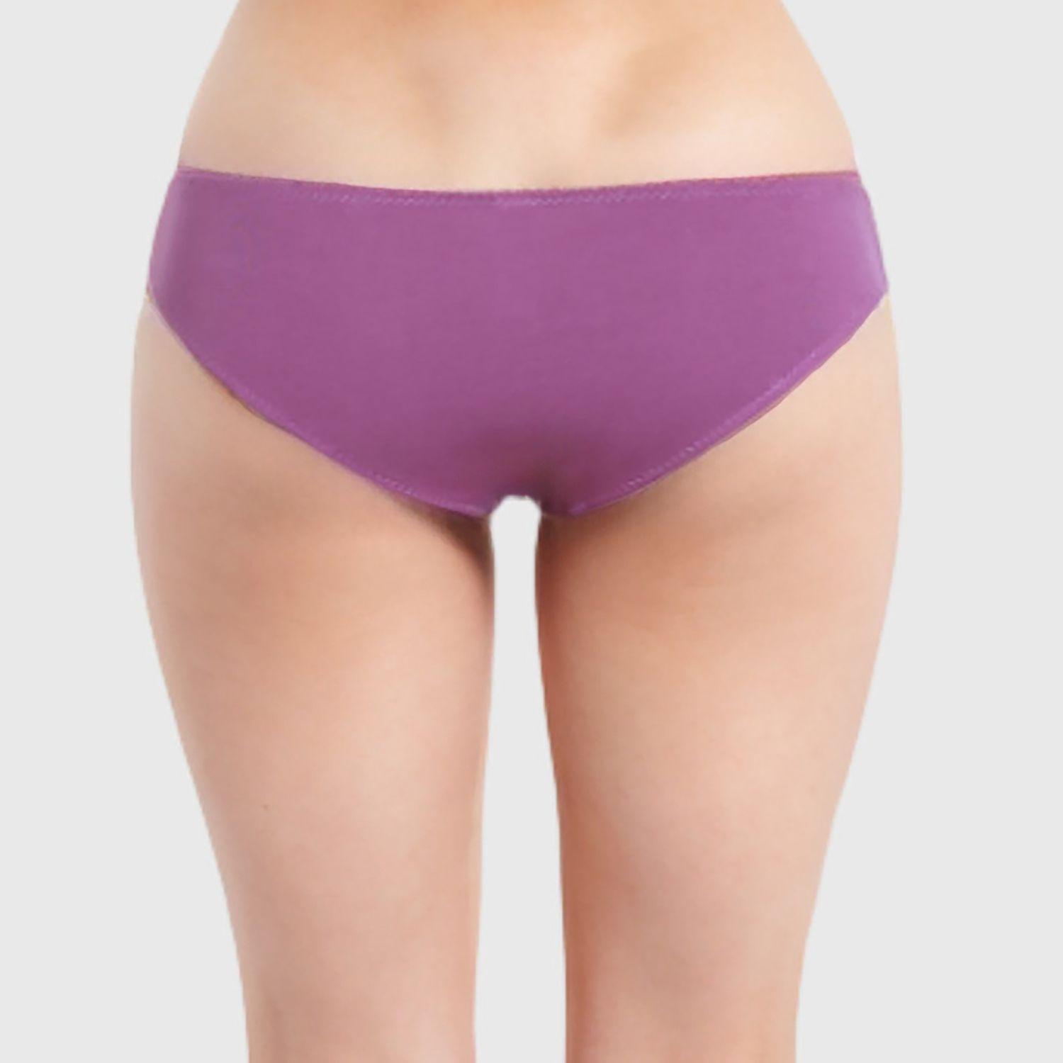 Calzón Mujer Tripack Bikini Morado-5