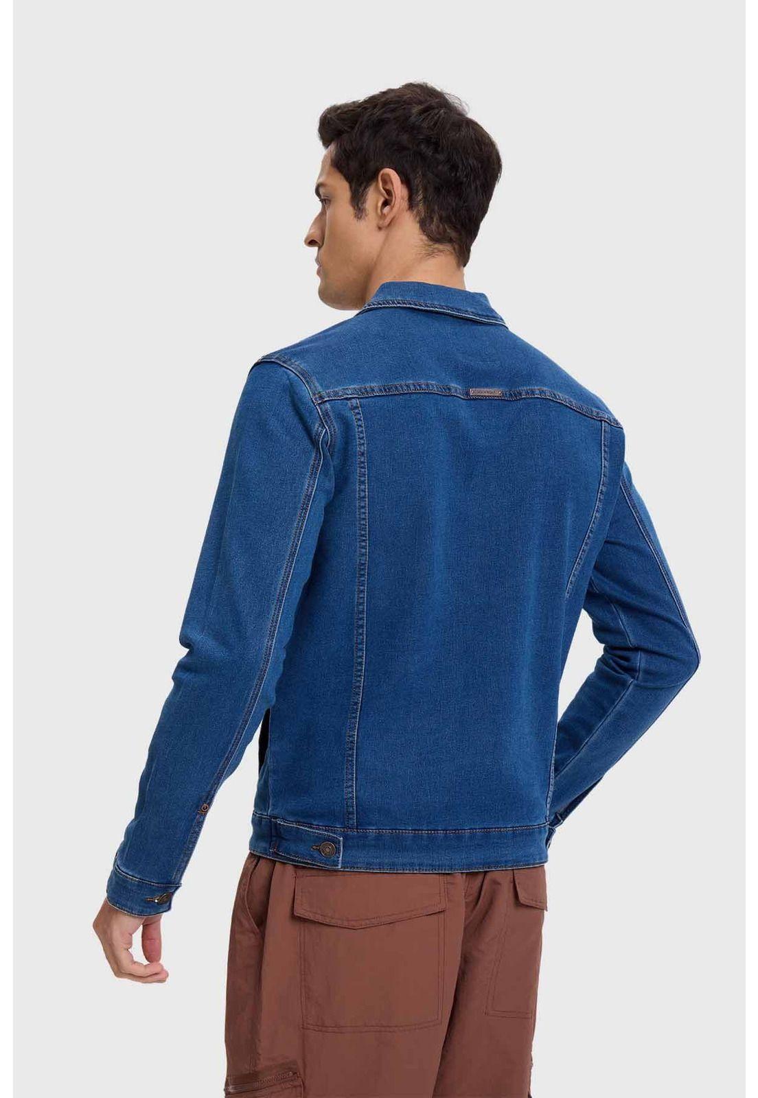 Chaqueta Hombre Jogger Azul-2