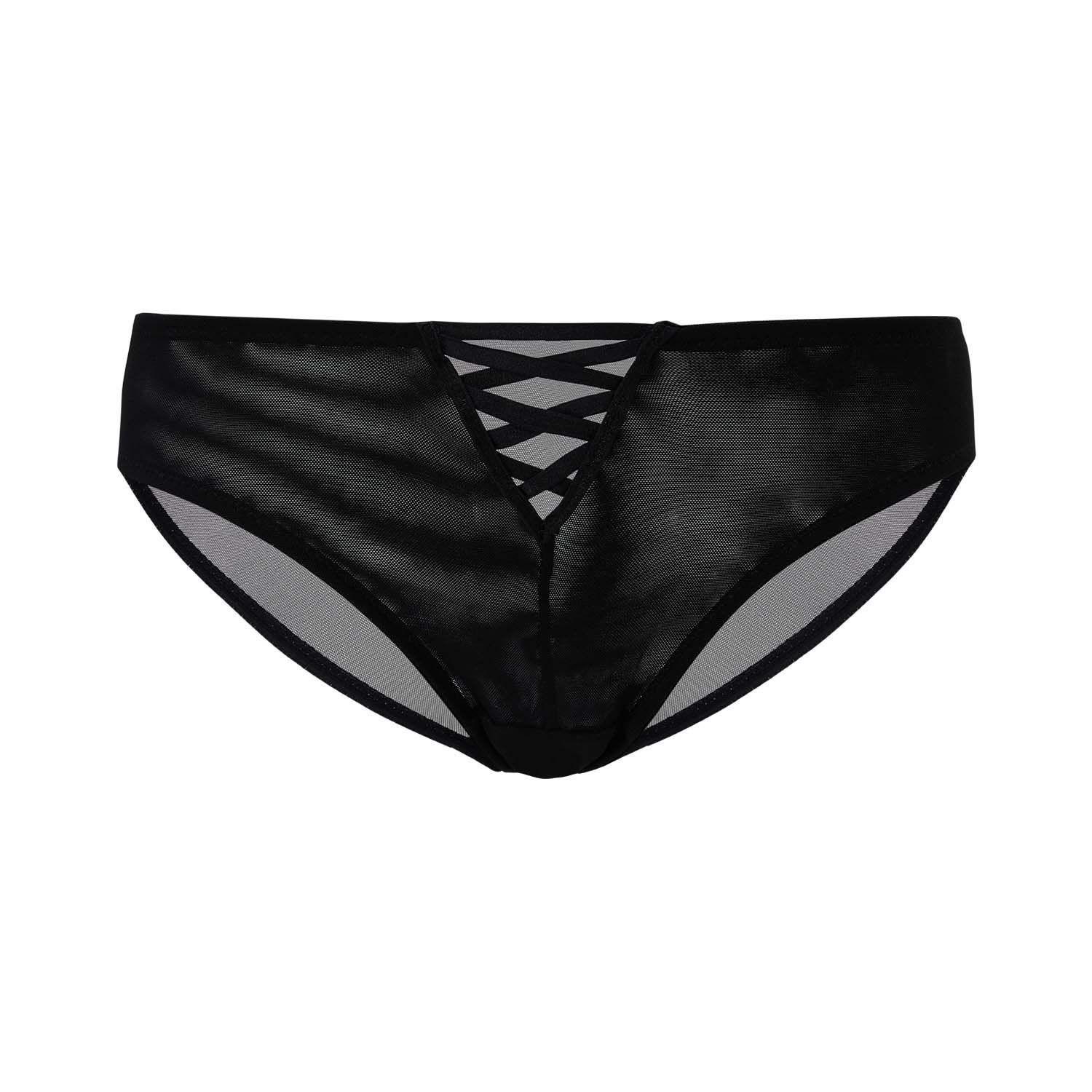 Calzón Mujer Colaless Unitario Negro Fashion's Park-0