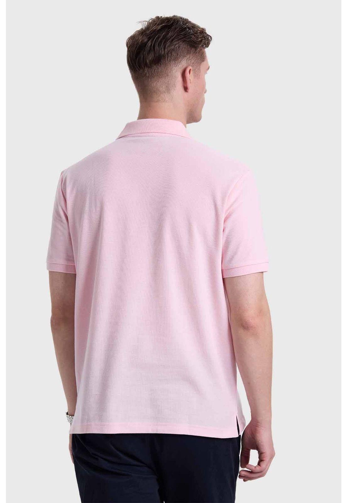 Polera Hombre Piqué Básica Rosado - lll-2