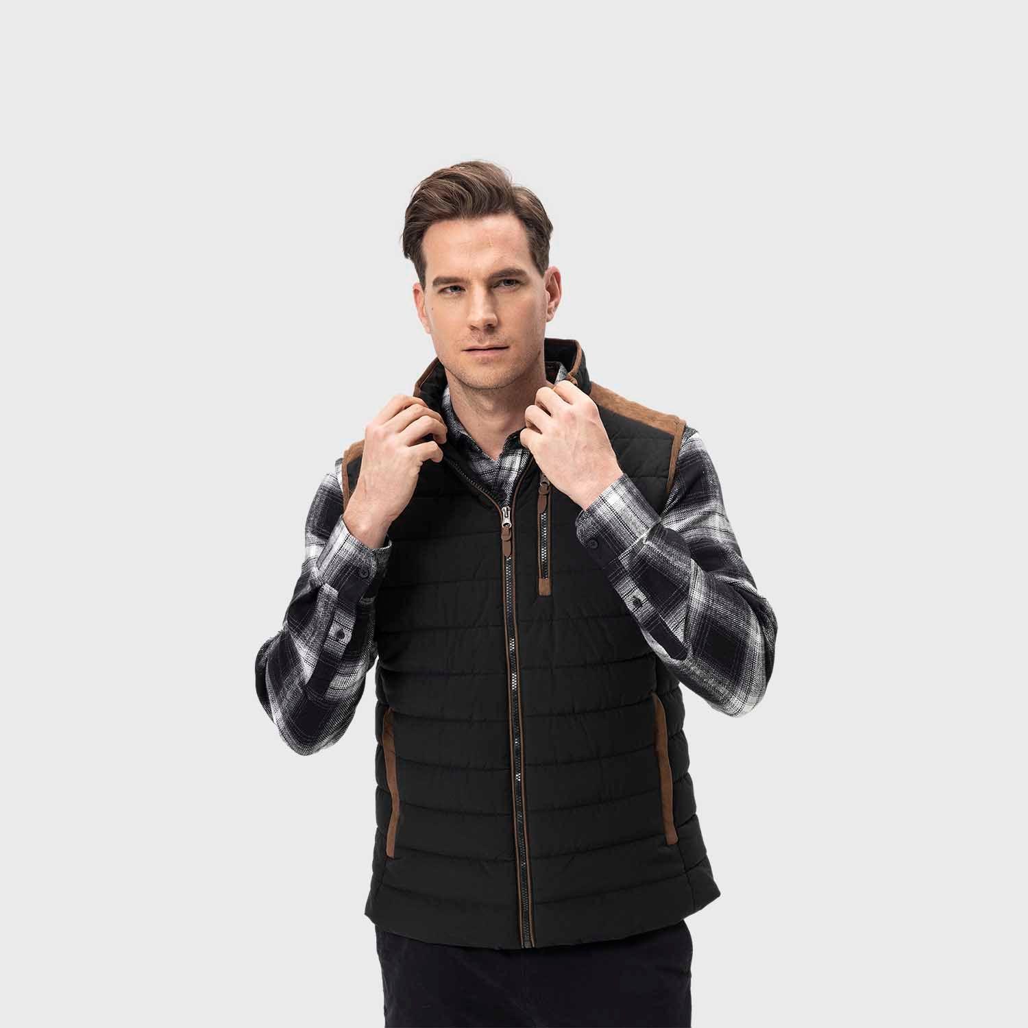 Parka Hombre Con Bolsillos Negro Fashion's Park-1