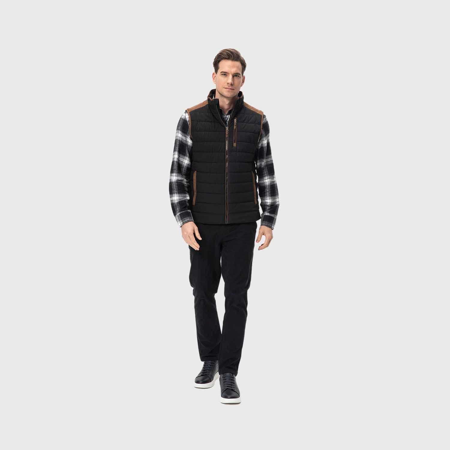 Parka Hombre Con Bolsillos Negro Fashion's Park-3