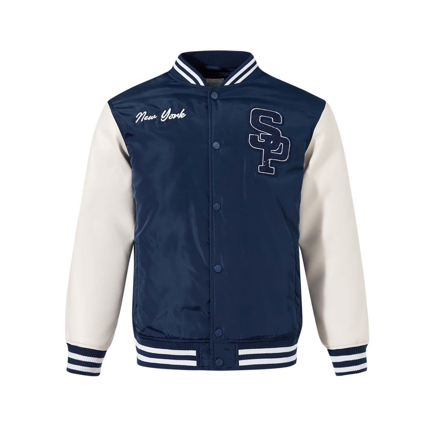 Chaqueta Niño Bomber Azul Oscuro-0
