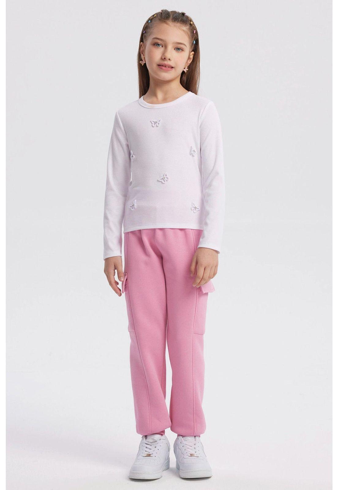 Polera Niña Slim Blanco - ll-3