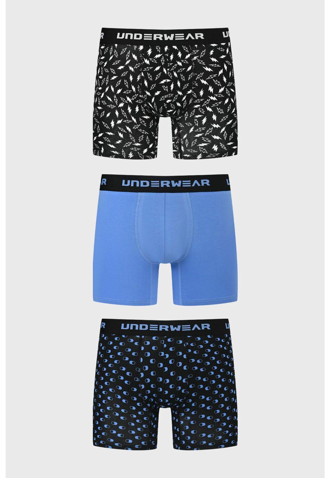 Bóxer Hombre Tripack Largo Calipso-0