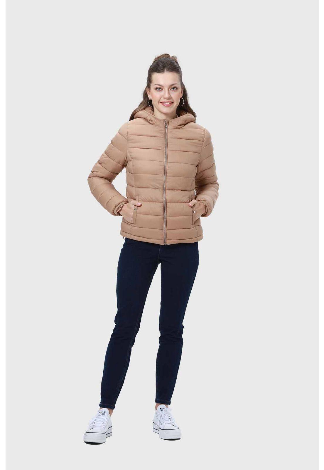 Parka Mujer Interior Chiporro Camel-3