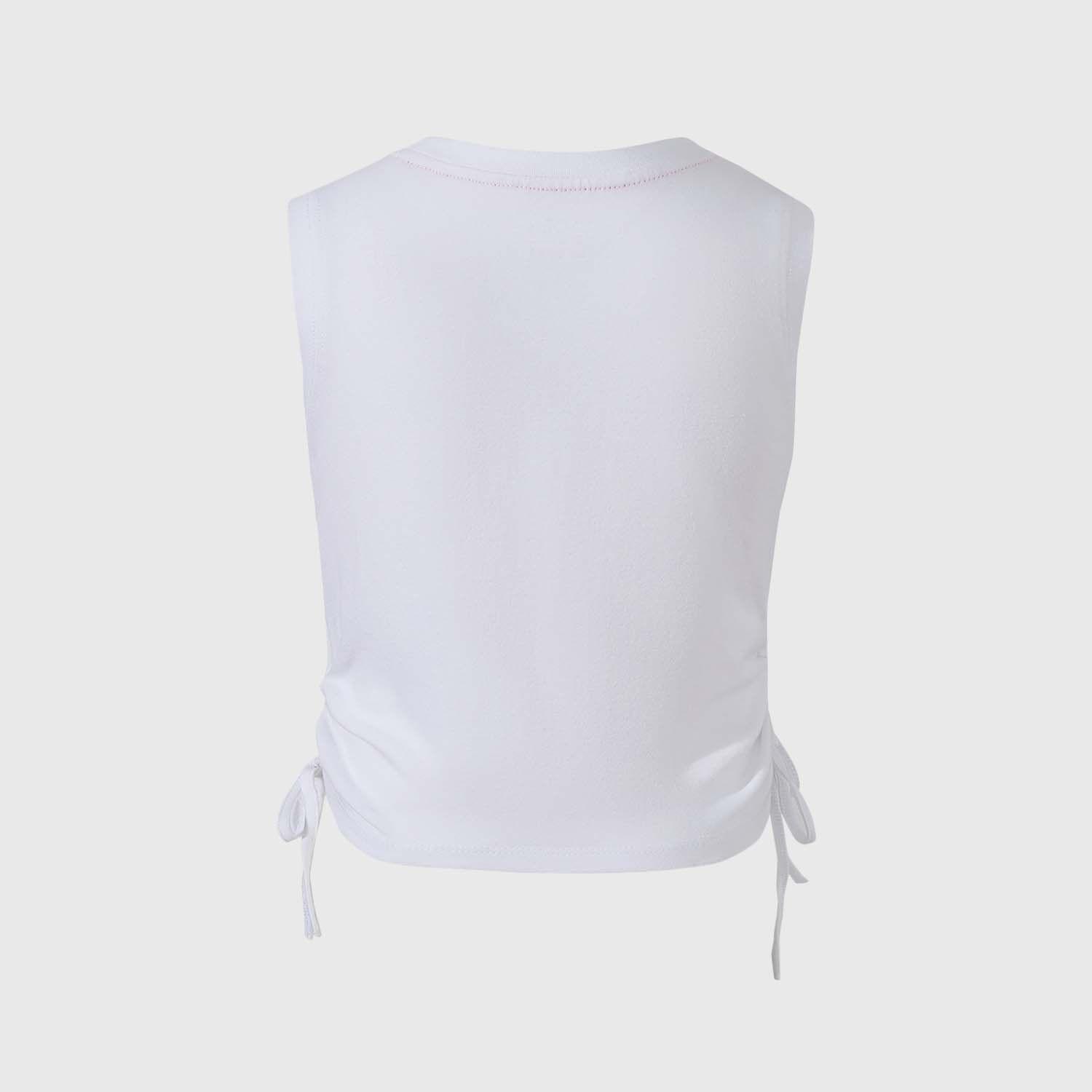 Polera Niña Print Posicional Blanco Fashion's Park-1