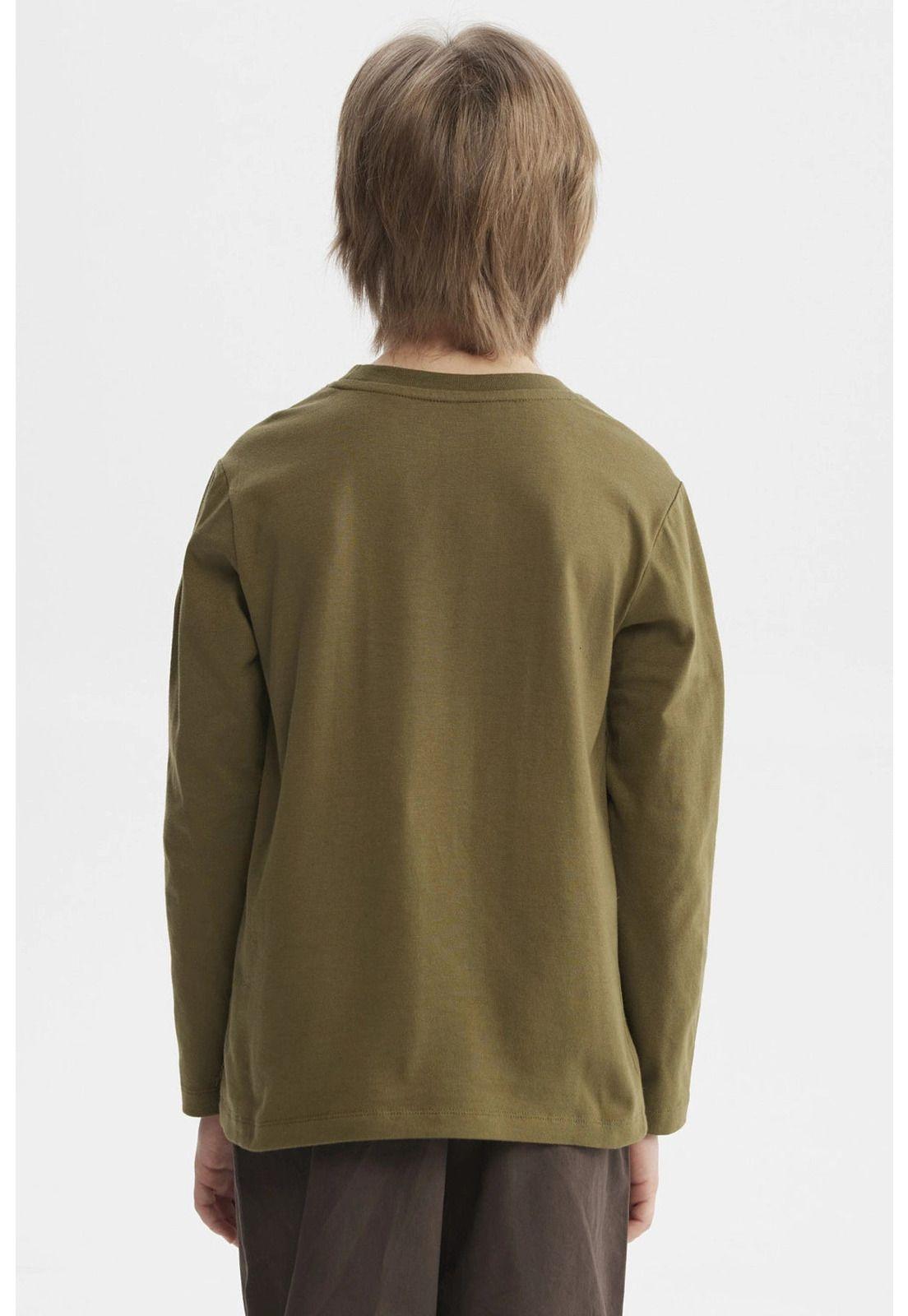 Polera Niño Toddler Print Verde Militar - ll-2