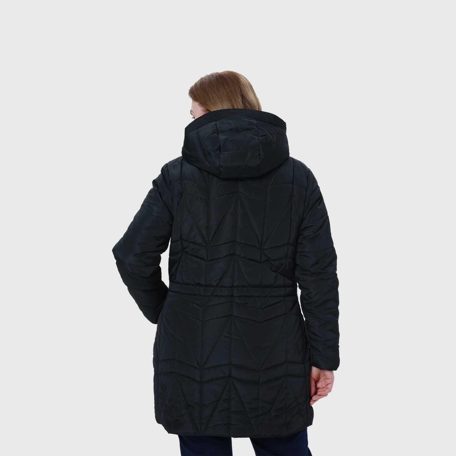 Parka Mujer Full Zipper Negro Fsp Ii-2