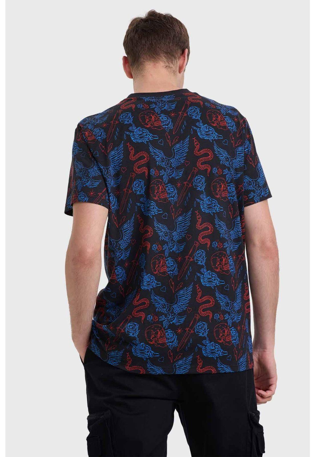 Polera Hombre Negro - VII-2