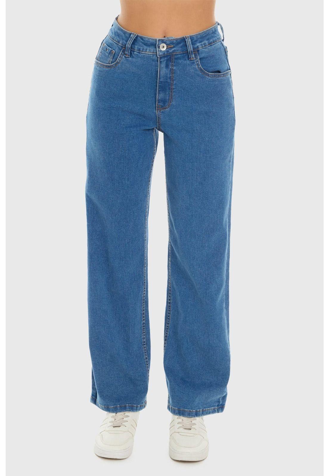 Jeans Mujer Recto Sofía Azul-0