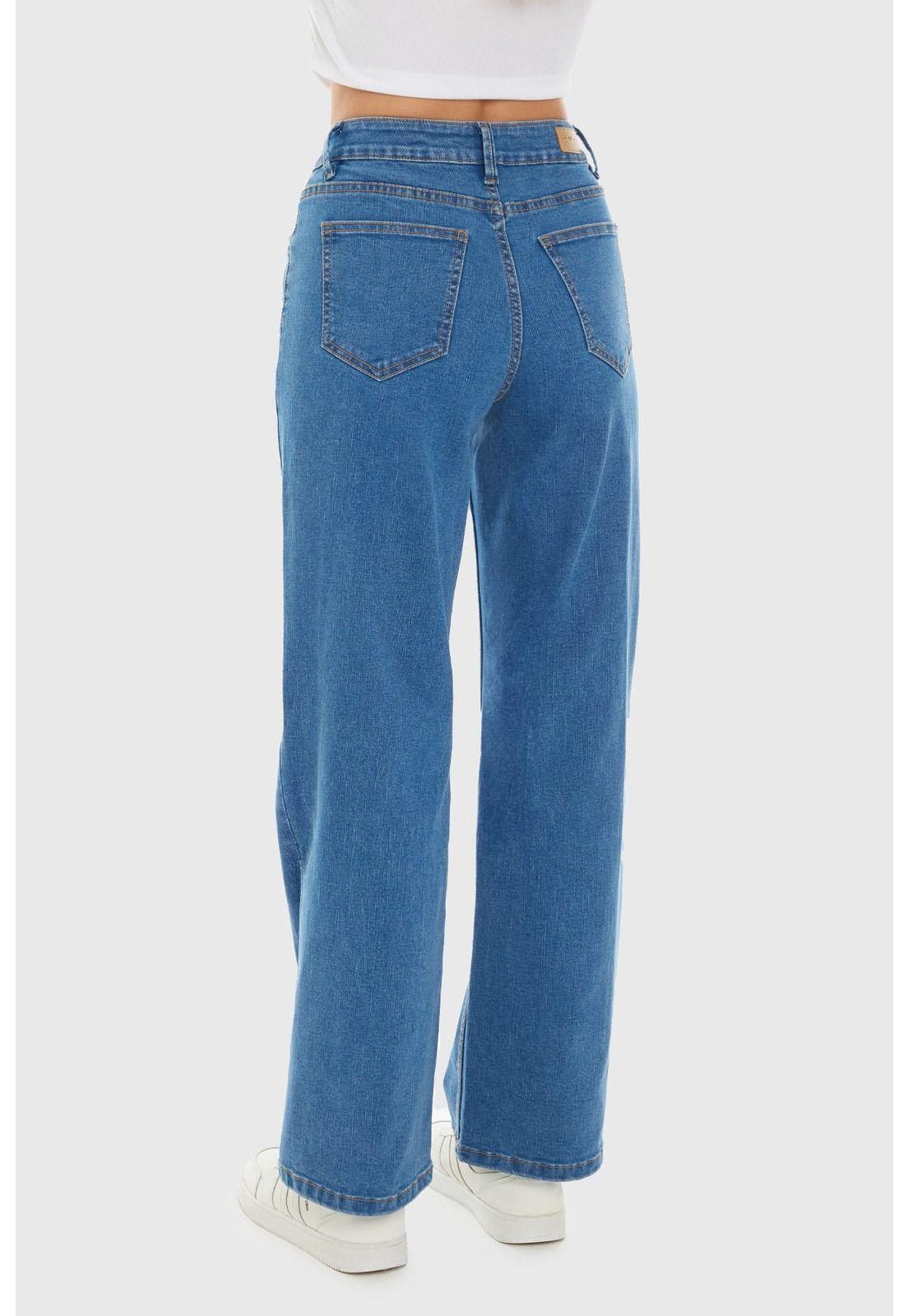 Jeans Mujer Recto Sofía Azul-2