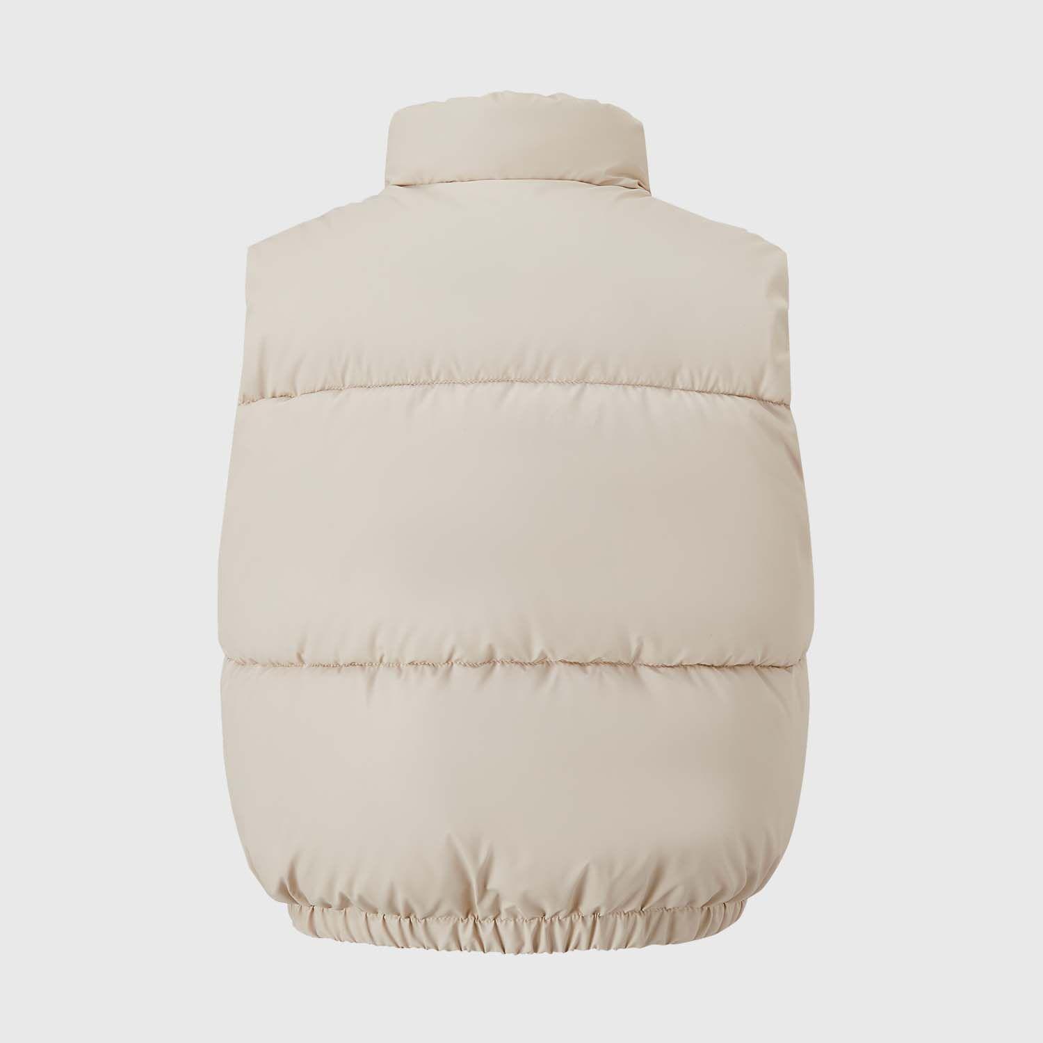 Parka Niña Pu Beige-1
