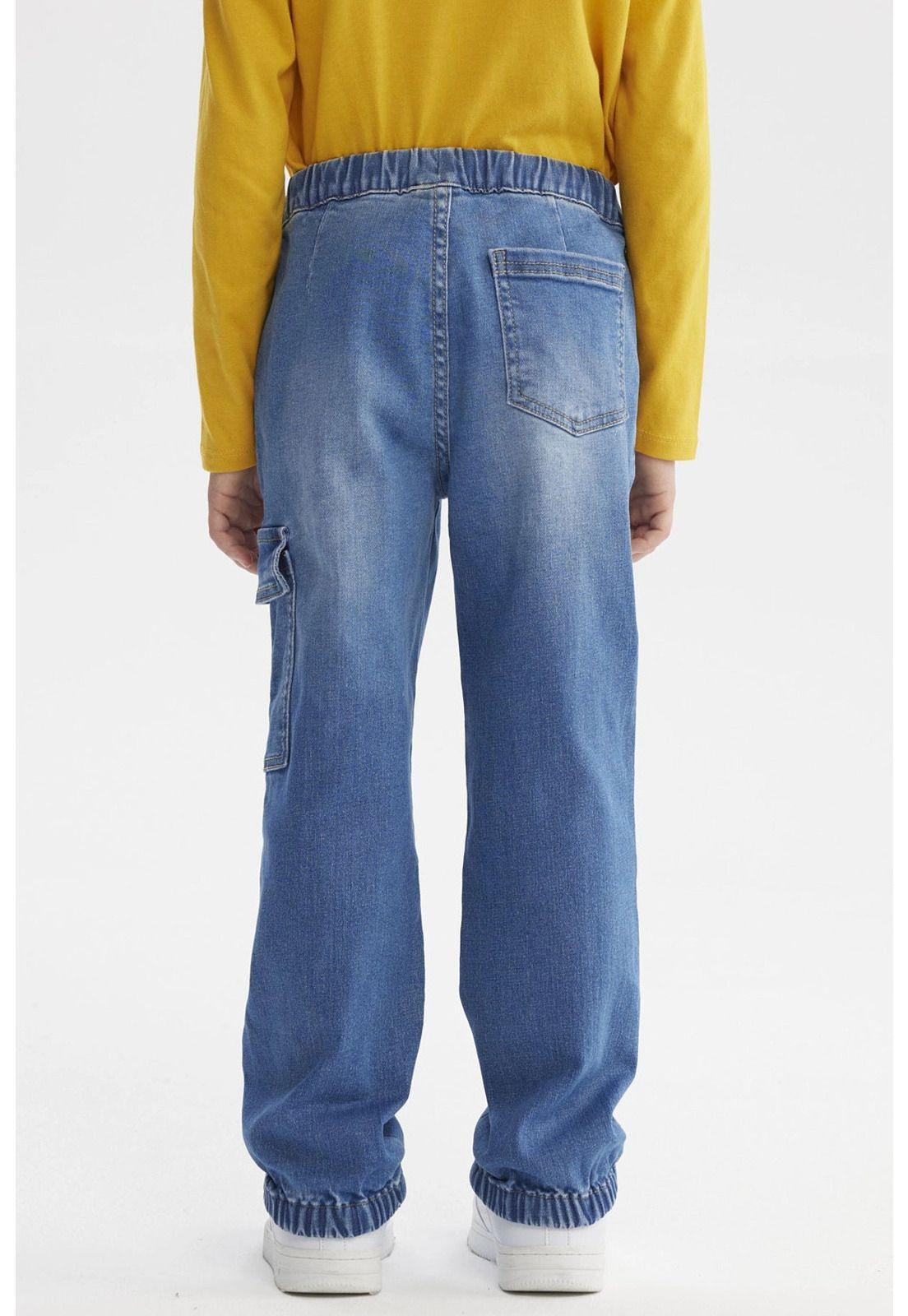 Jeans Niño Pitillo Azul Oscuro-2