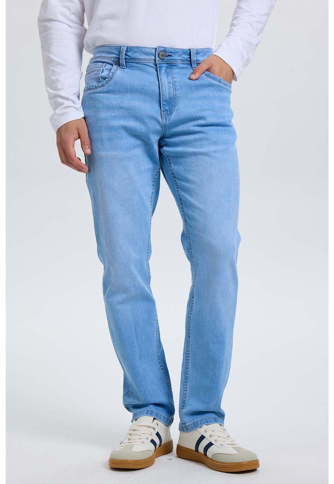 Jeans Hombre 702 Slim Azul Claro-0