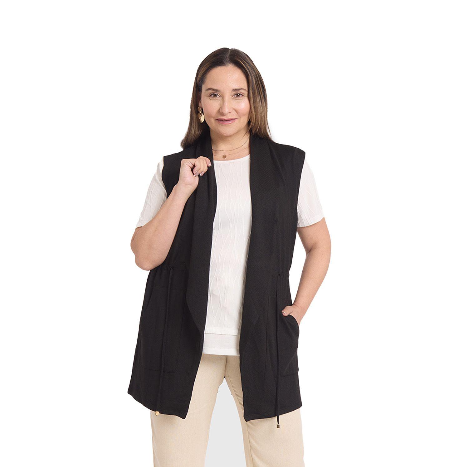 Sweater Mujer Cintura Casual Negro Fashion's Park-0