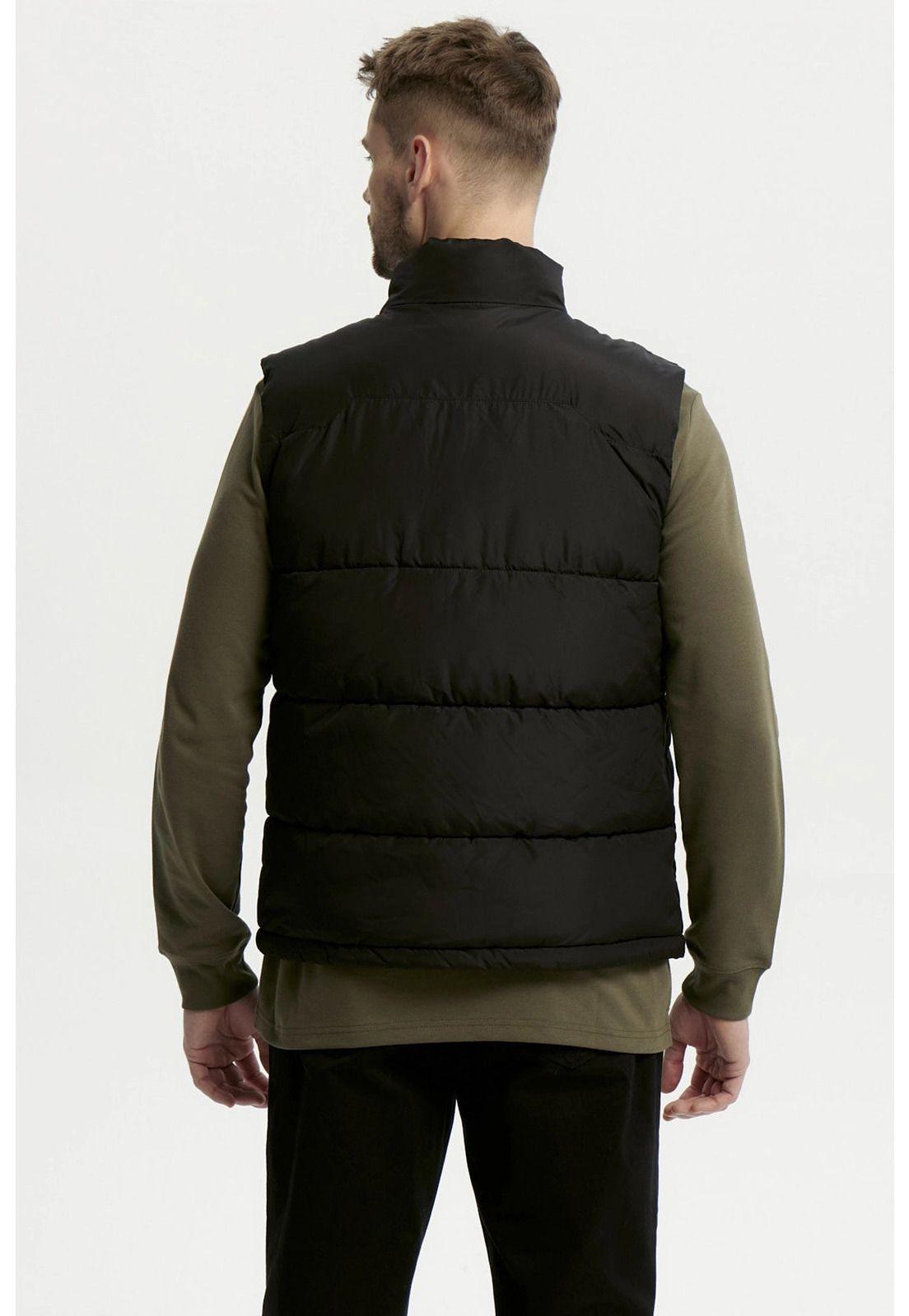 Parka Hombre Slim Negro - lV-2