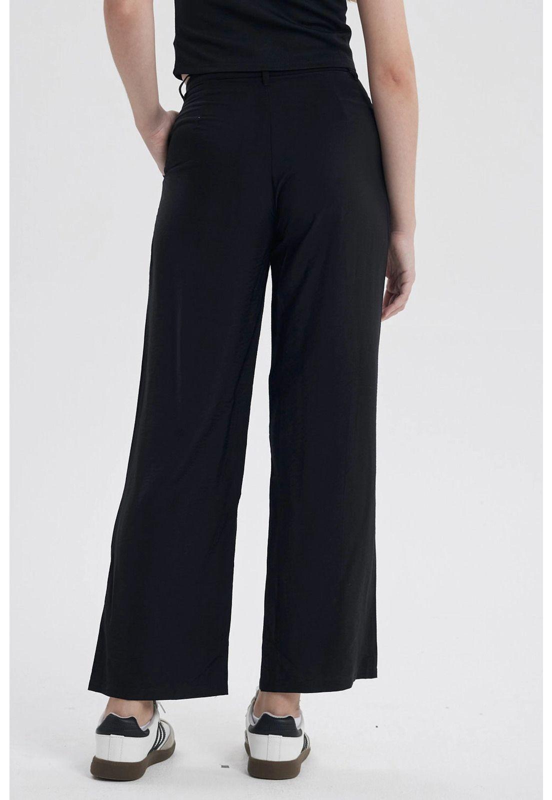 Pantalón Mujer Sastrero Negro - ll-2